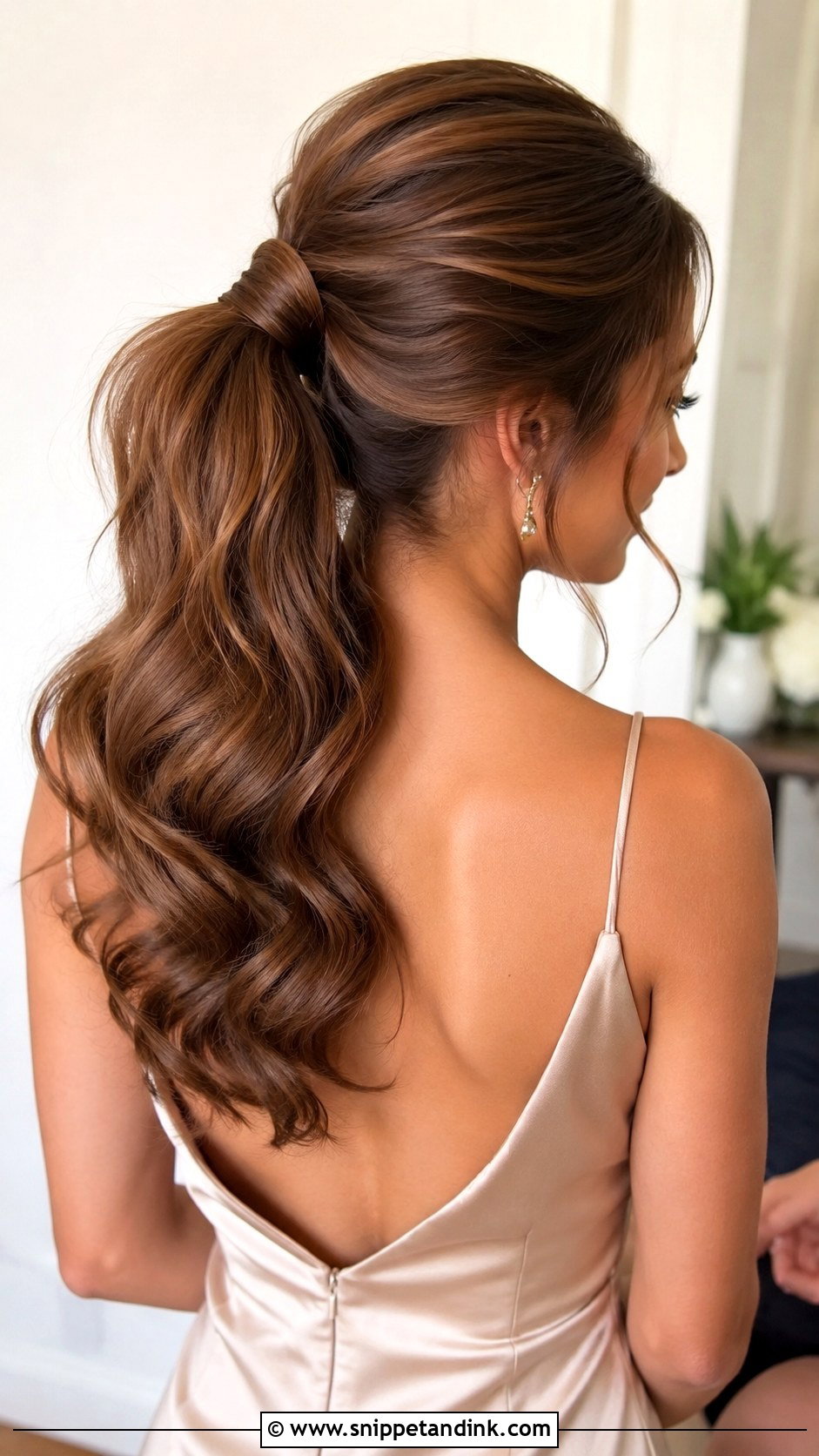 Bridesmaid Ponytail Hairstyle - Snippet and Ink - 30 Wedding Hairstyles for Bridesmaids