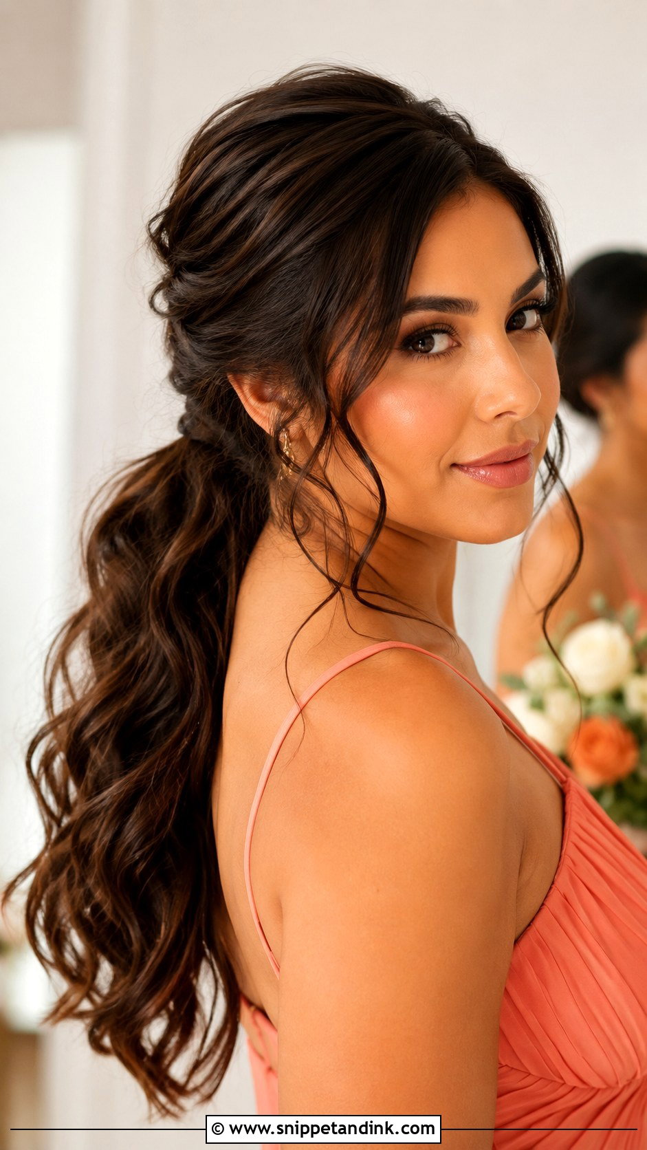 Bridesmaid Ponytail With Soft Tendrils - Snippet and Ink - 20 Bridesmaid Hairstyles Pony
