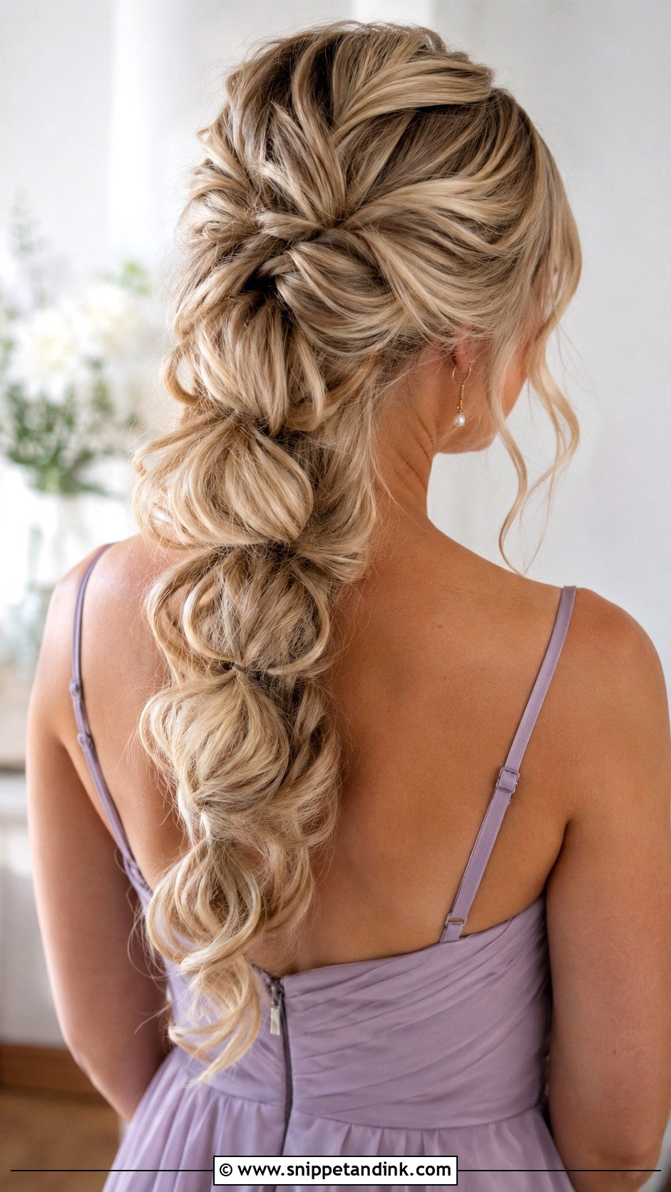 Bridesmaid Pull Through Braid - Snippet and Ink - 25 Bridesmaid Hair Braid Ideas