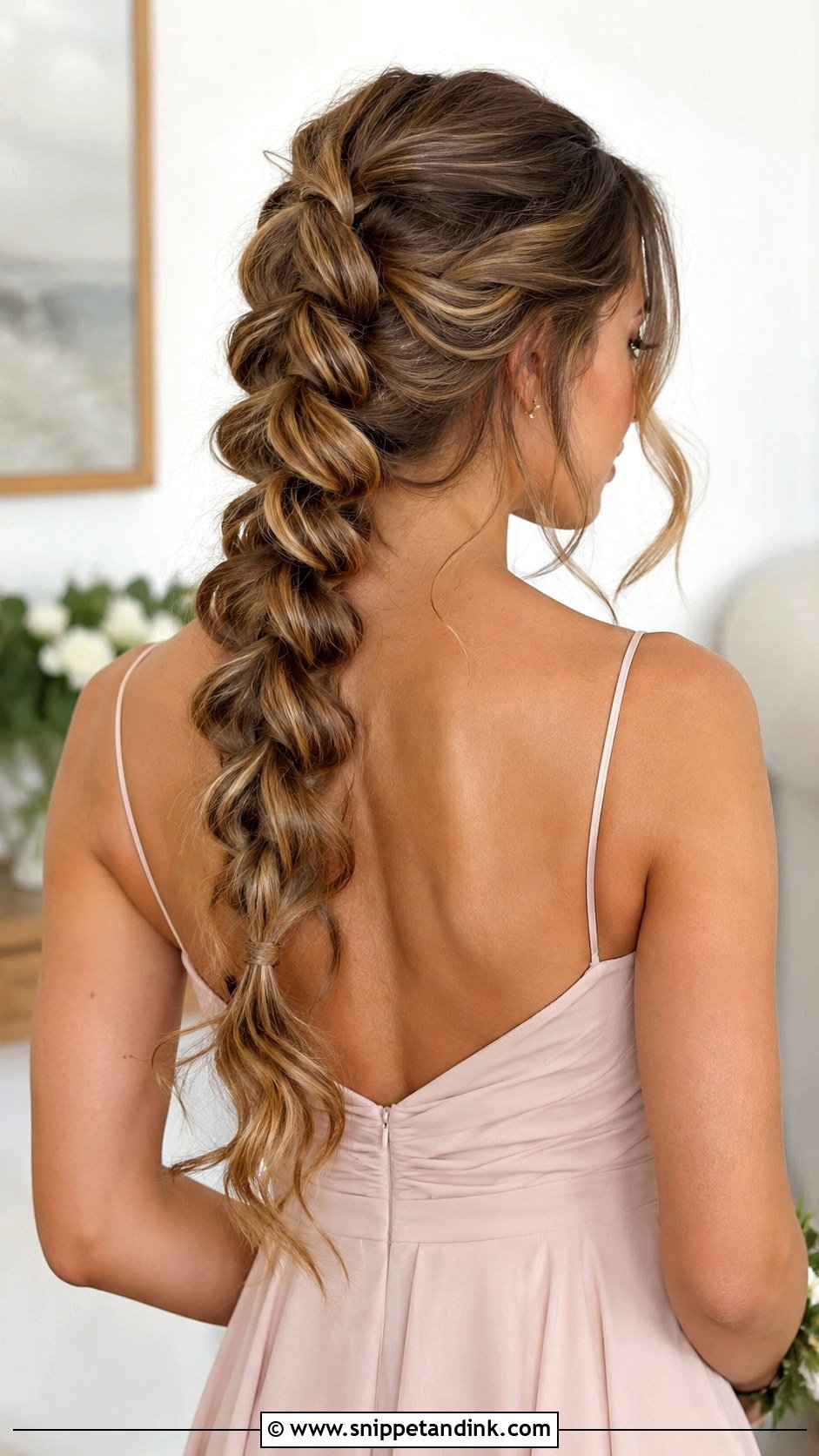 Bridesmaid Pull Through Braid - Snippet and Ink - 20 Bridesmaid Braided Hairstyles