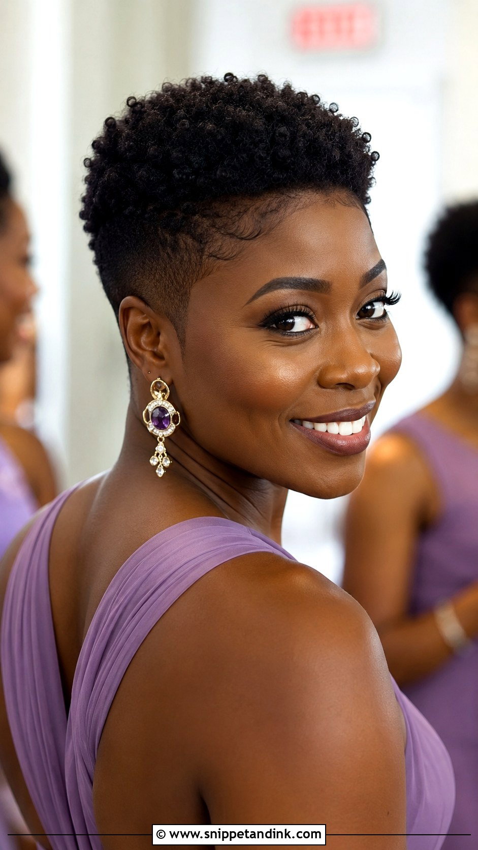 Bridesmaid Short Natural Hair For Black Women - Snippet and Ink - 25 Bridesmaid Hair Black Women Ideas