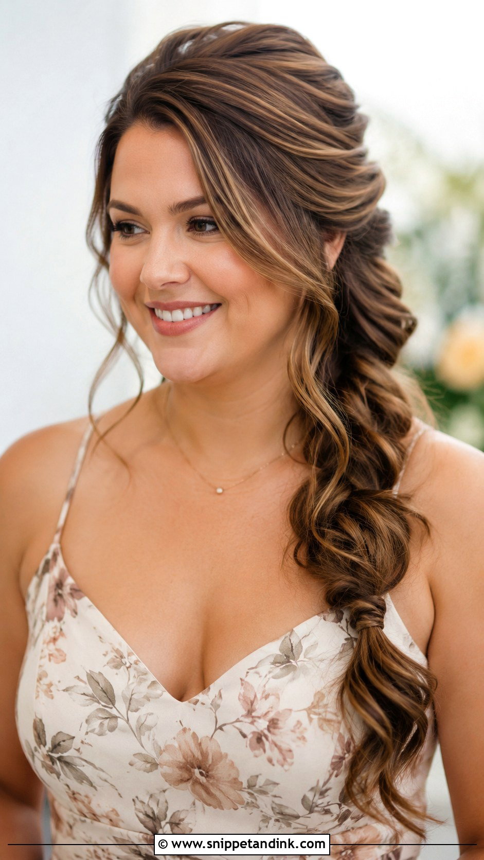 Bridesmaid Side Braid For Round Face - Snippet and Ink - 20 Bridesmaid Hairstyles Round Face