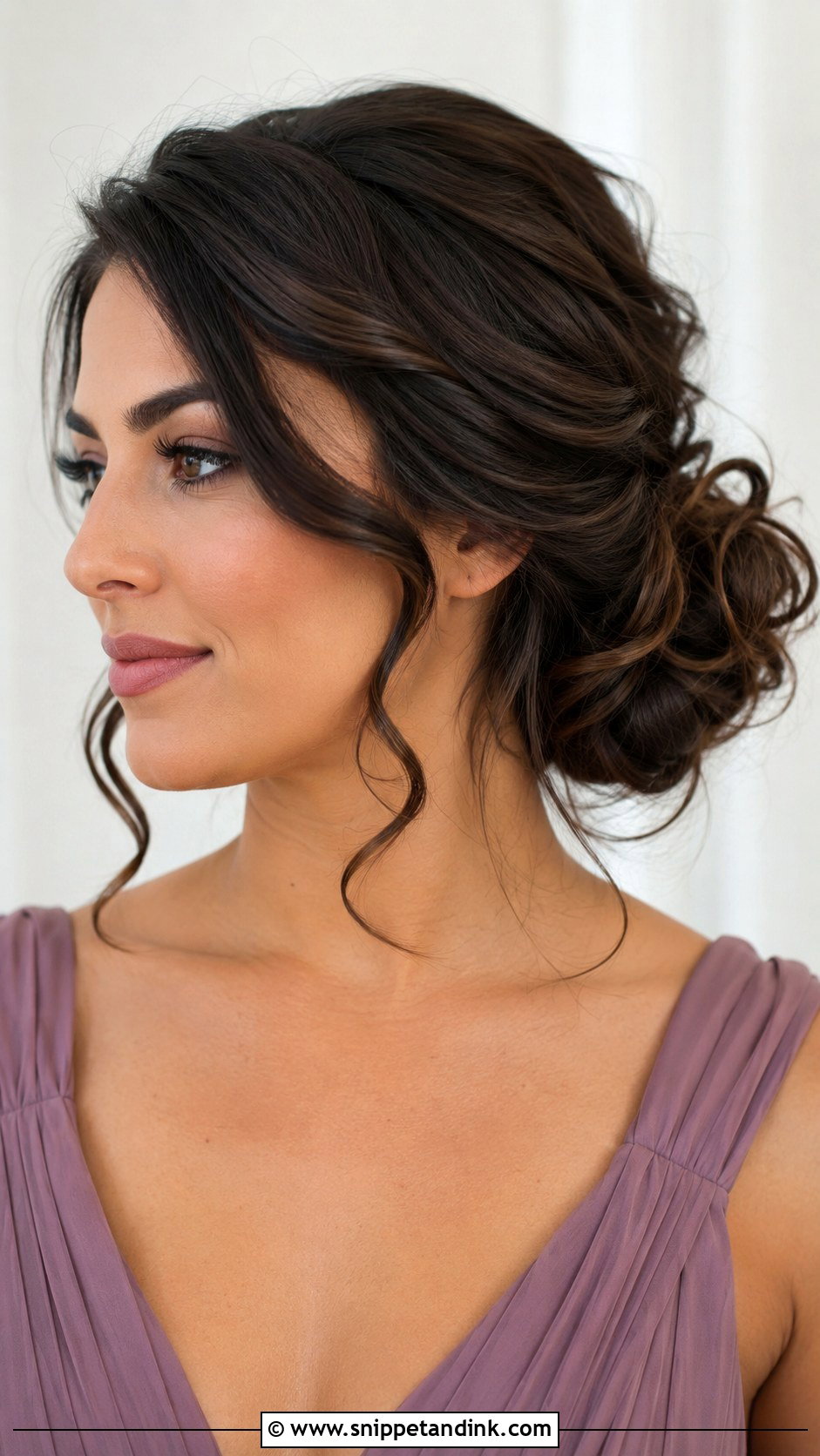 Bridesmaid Side Bun - Snippet and Ink - 35 Bridesmaid Hair Updo Ideas