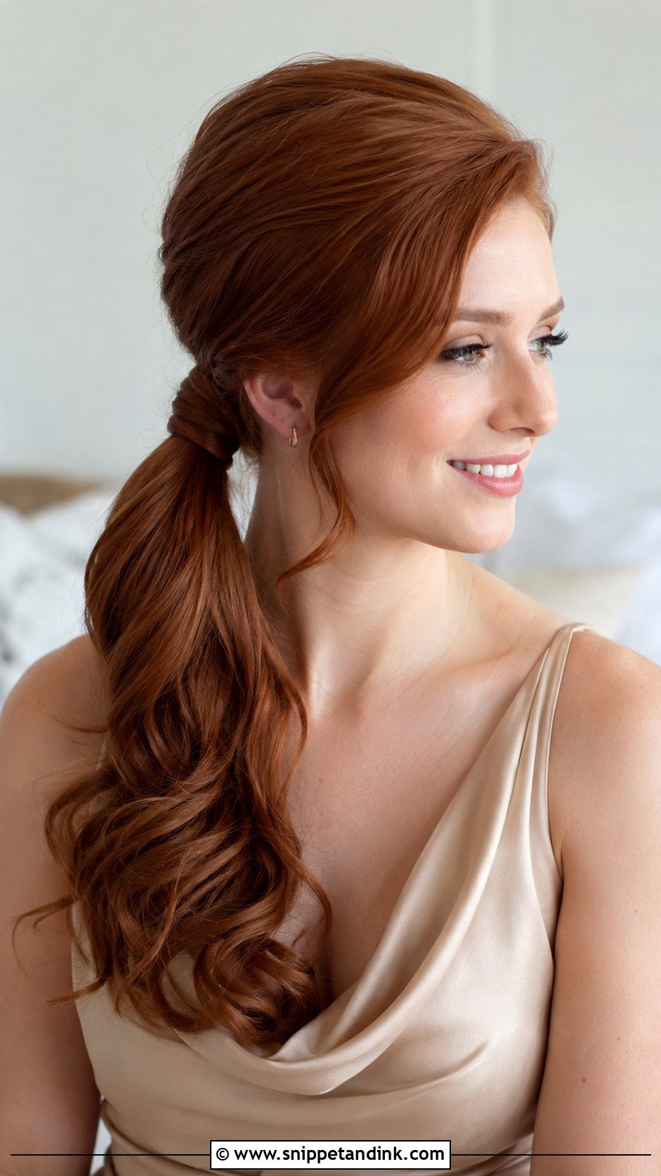 Bridesmaid Side Ponytail - Snippet and Ink - 20 Bridesmaid Side Hairstyles