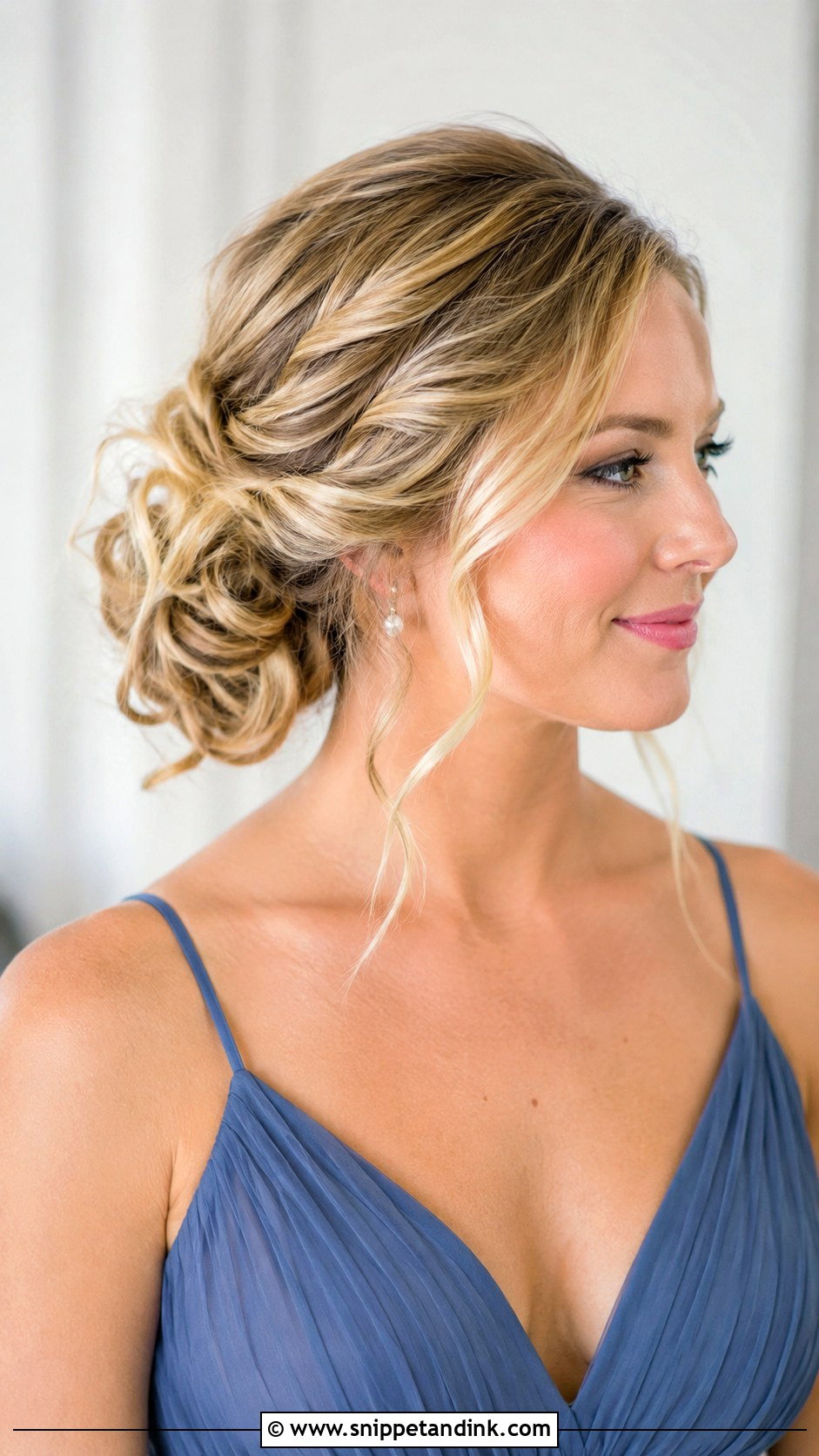 Bridesmaid Side Updo - Snippet and Ink - 20 Bridesmaid Side Hairstyles