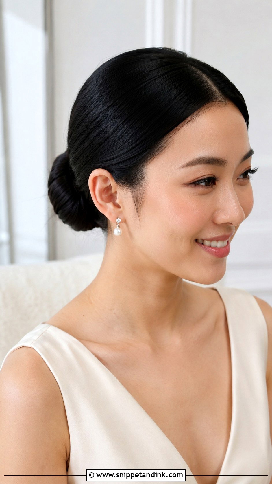 Bridesmaid Sleek Bun Tutorial - Snippet and Ink - 20 Bridesmaid Hair Tutorial Ideas