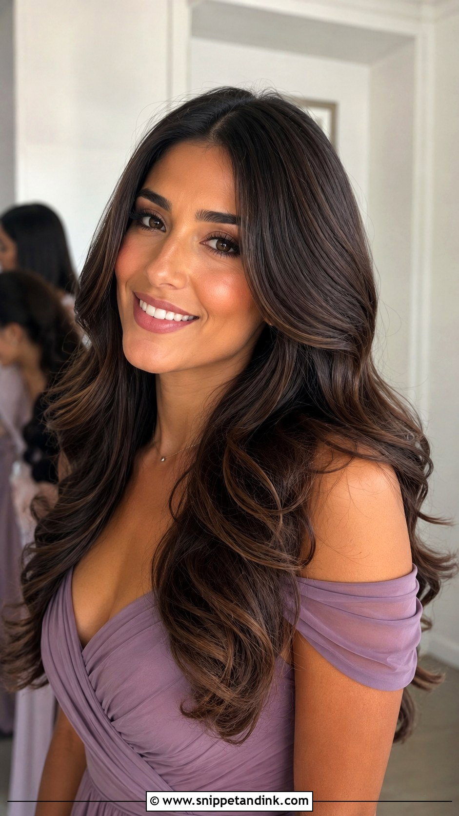 Bridesmaid Soft Curls Hair Down - Snippet and Ink - 20 Bridesmaid Hairstyles Hair Down
