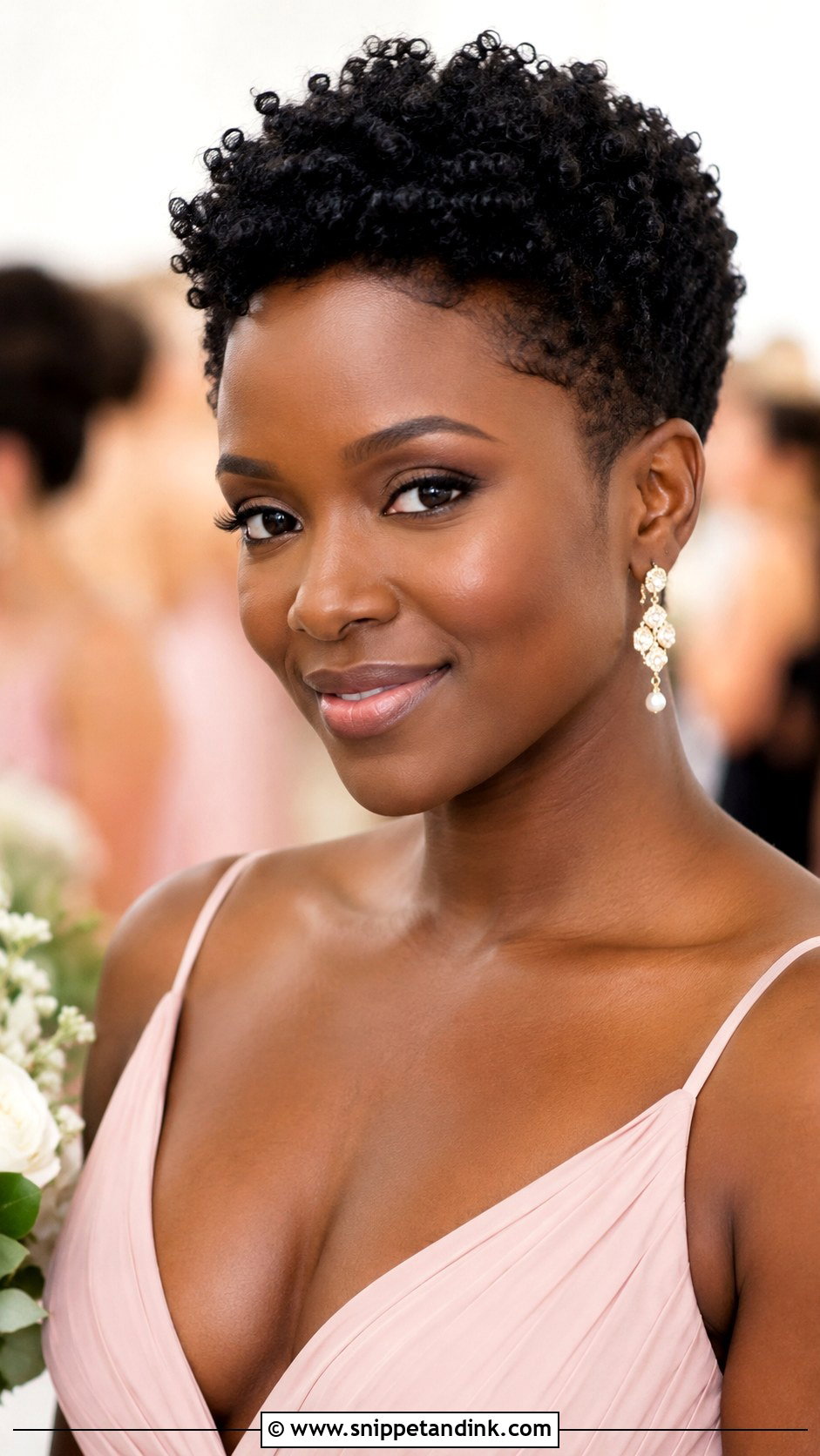 Bridesmaid Tapered Natural Cut - Snippet and Ink - 20 Bridesmaid Hairstyles for Black Women