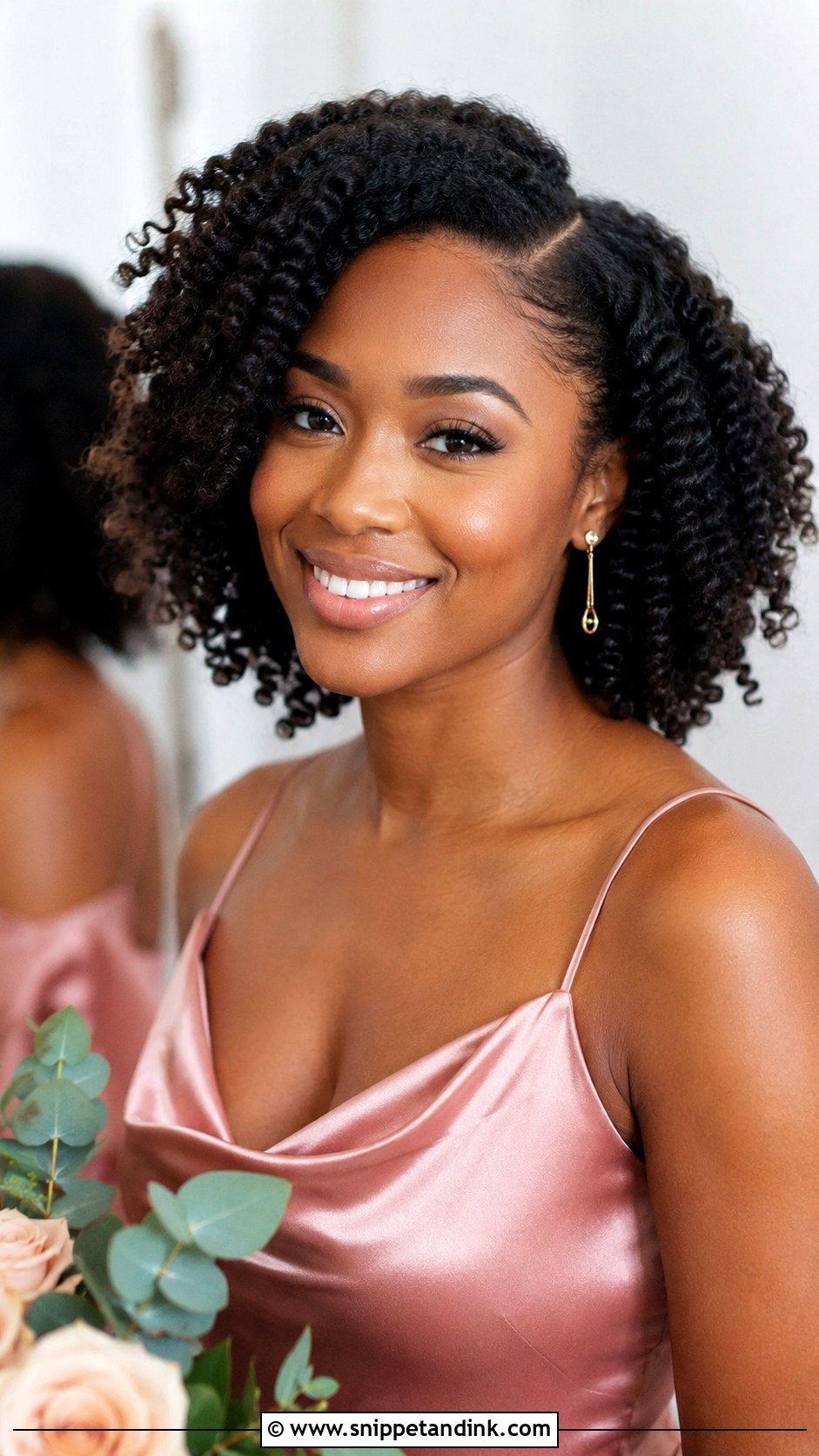 Bridesmaid Twist Out For Black Women - Snippet and Ink - 25 Bridesmaid Hair Black Women Ideas