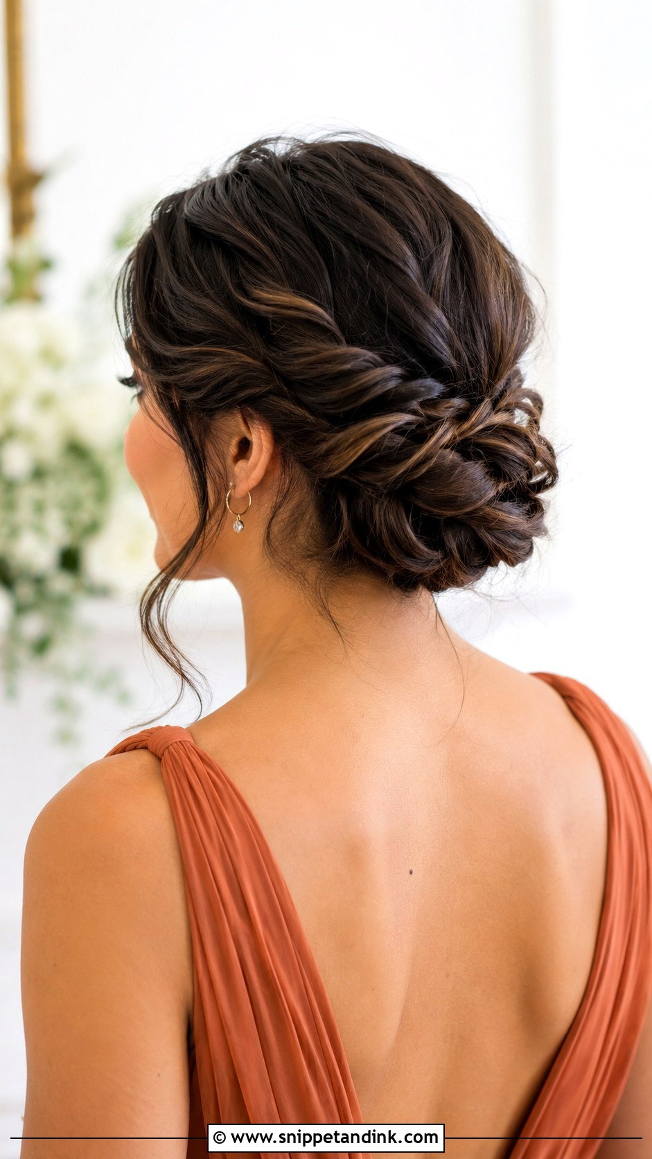 Bridesmaid Twisted Low Bun Updo - Snippet and Ink - 20 Bridesmaid Hairstyles Up