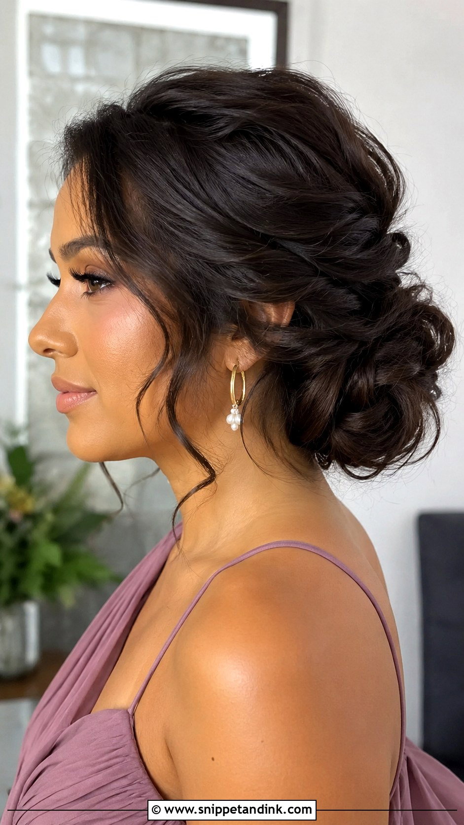 Bridesmaid Twisted Updo Hairstyle - Snippet and Ink - 20 Braidsmaid Hairstyles