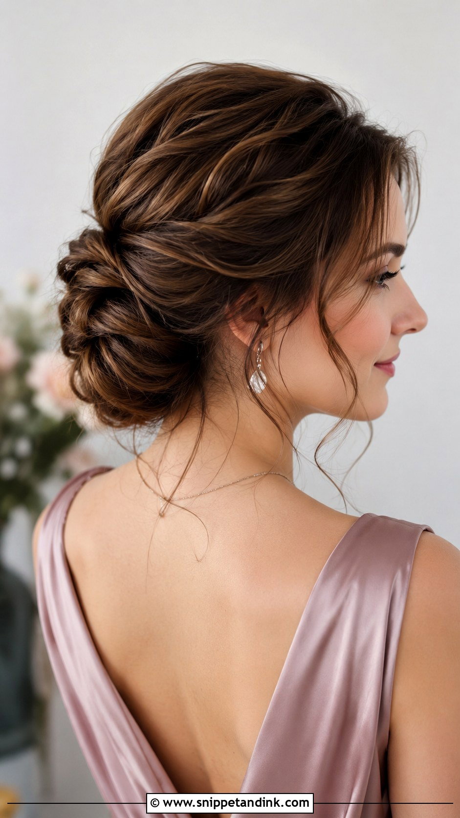 Bridesmaid Updo For Medium Hair - Snippet and Ink - 35 Bridesmaid Hair Updo Ideas