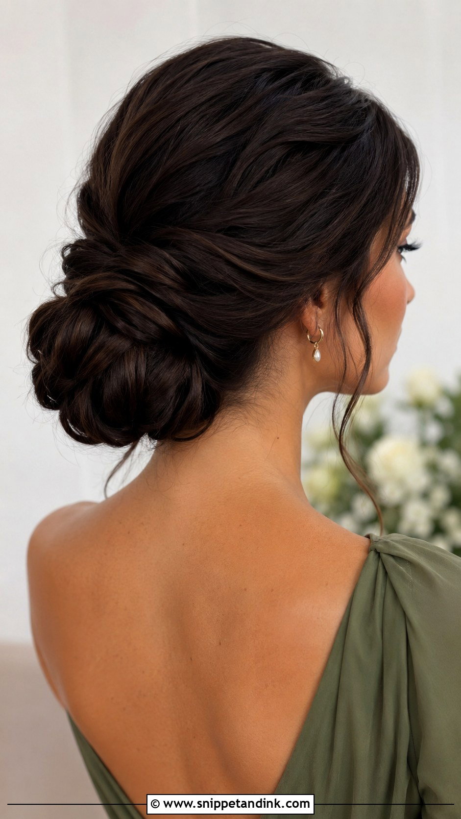 Bridesmaid Updo For Thick Hair - Snippet and Ink - 35 Bridesmaid Hair Updo Ideas
