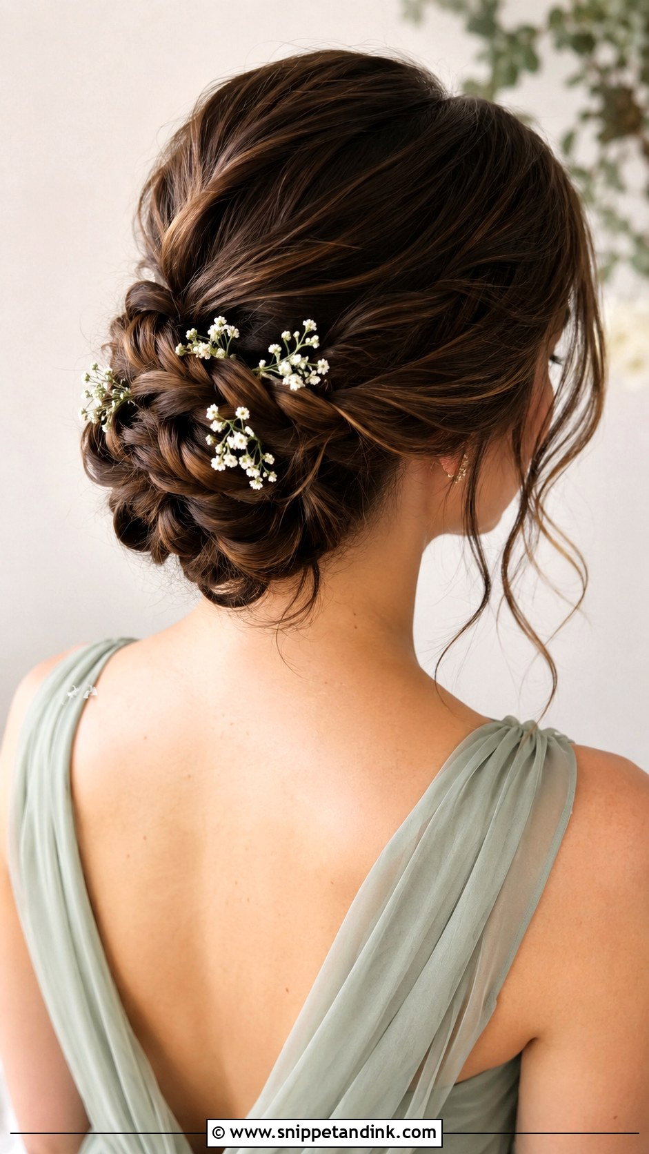 Bridesmaid Updo With Flowers - Snippet and Ink - 25 Bridesmaid Hair Up Ideas