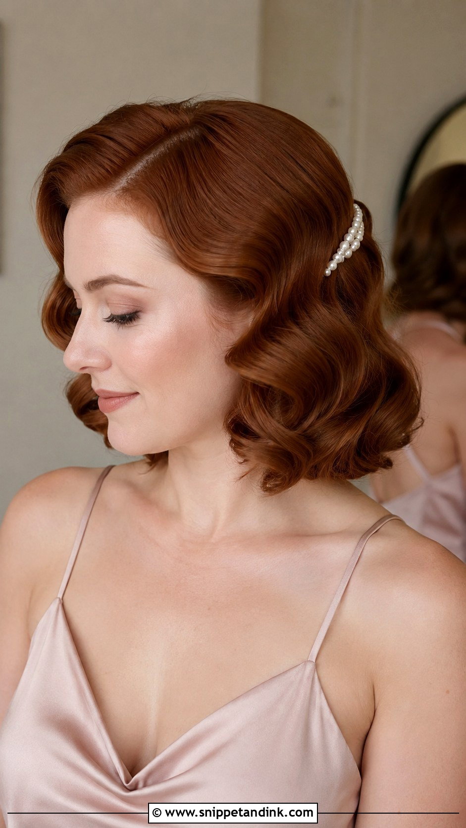 Bridesmaid Vintage Curls - Snippet and Ink - 35 Bridesmaids Hairstyles