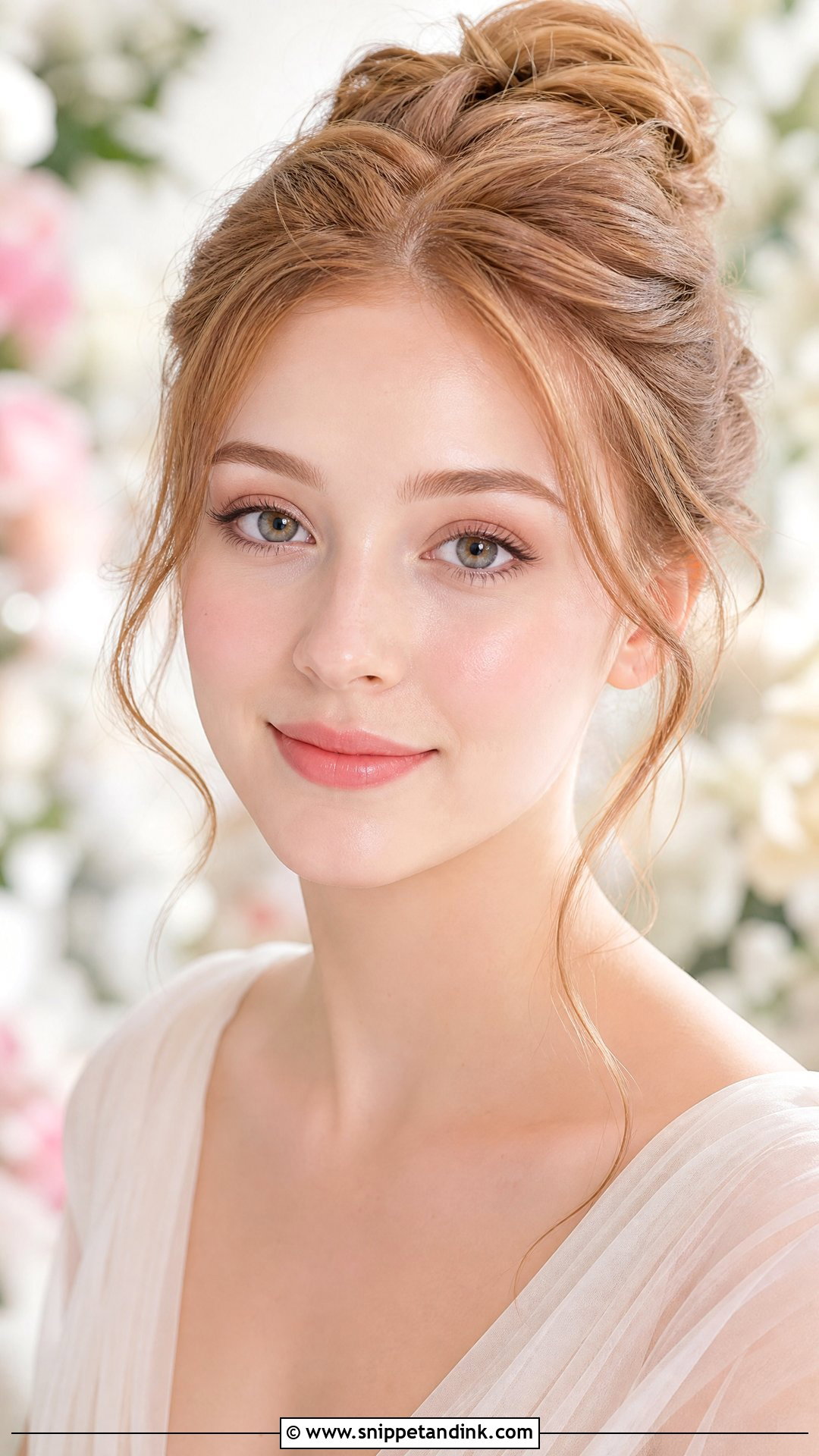 Bright Bridal Makeup With Watercolor Blush - Snippet and Ink - 20 Bright Bridal Makeup Ideas