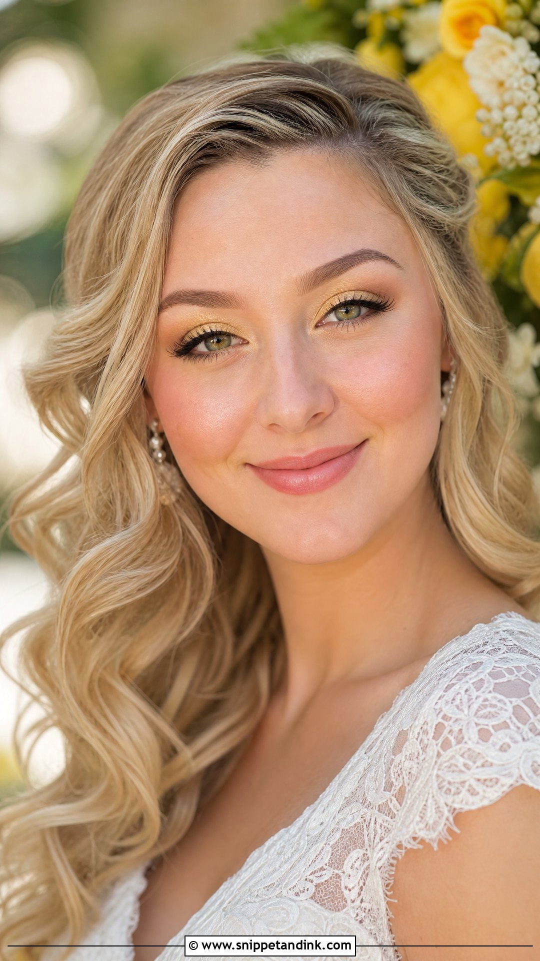 Bright Wedding Makeup With Soft Yellow Eyeshadow - Snippet and Ink - 20 Bright Wedding Makeup Ideas