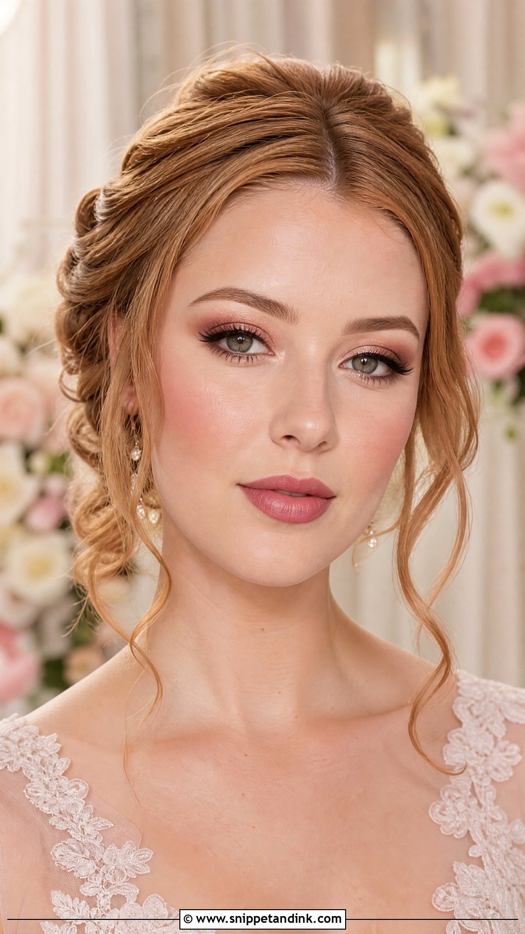 Bronze And Rose Bridal Makeup - Snippet and Ink - 20 Bronzy Bridal Makeup Ideas
