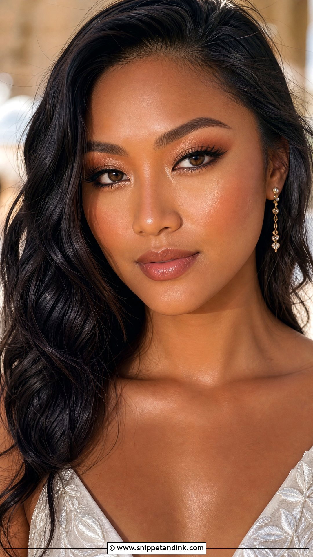 Bronze Asian Bridal Makeup - Snippet and Ink - 25 Wedding Makeup for Asian Brides