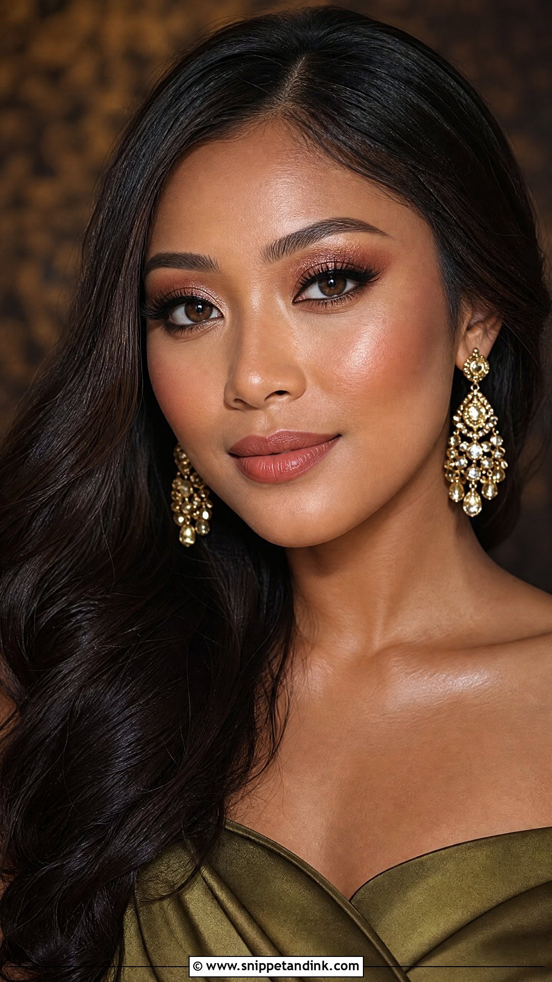 Bronze Asian Wedding Guest Makeup - Snippet and Ink - 20 Asian Wedding Guest Makeup Ideas