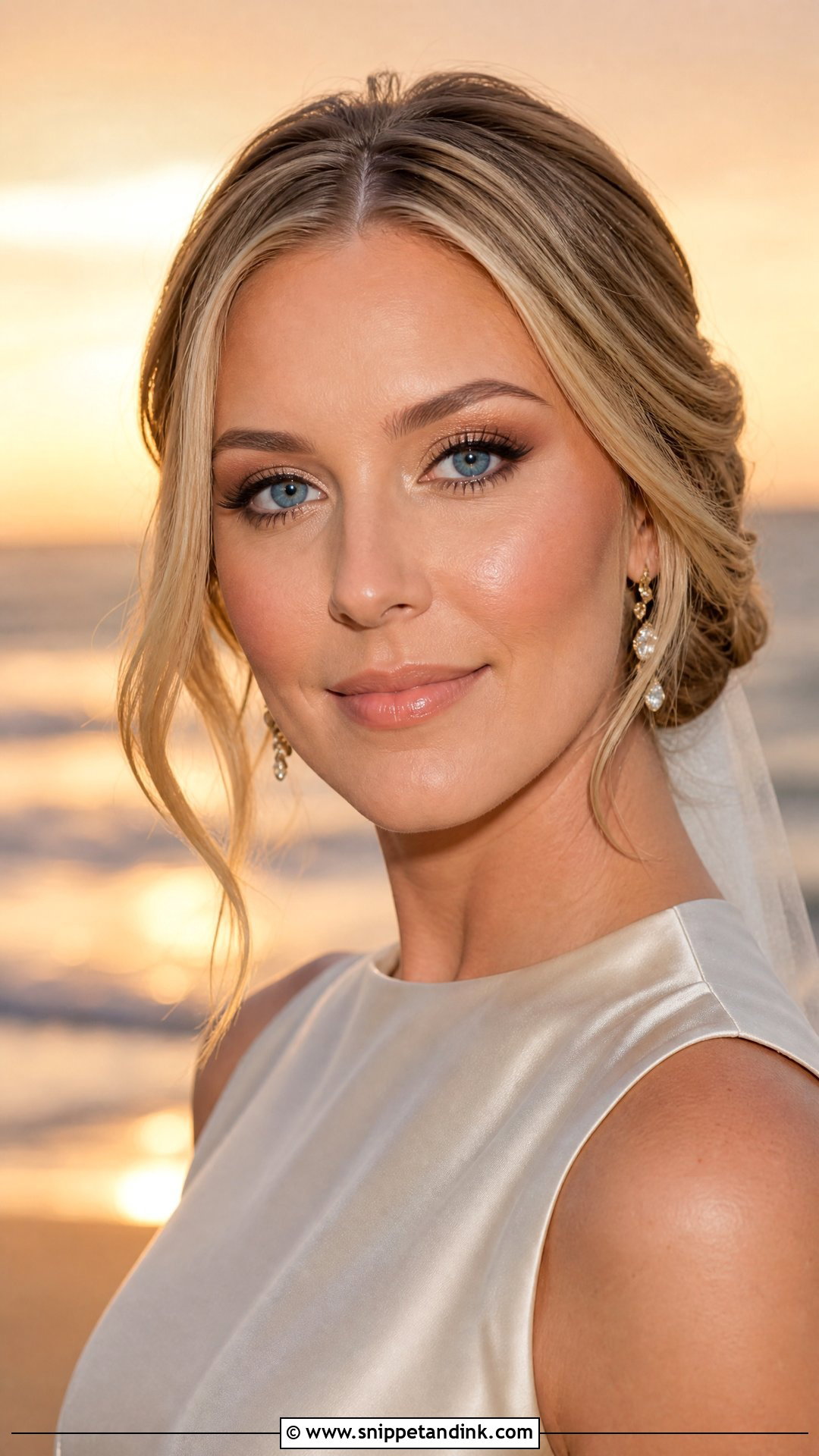 Bronze Beach Wedding Makeup For Blue Eyes - Snippet and Ink - 20 Beach Wedding Makeup for Blue Eyes