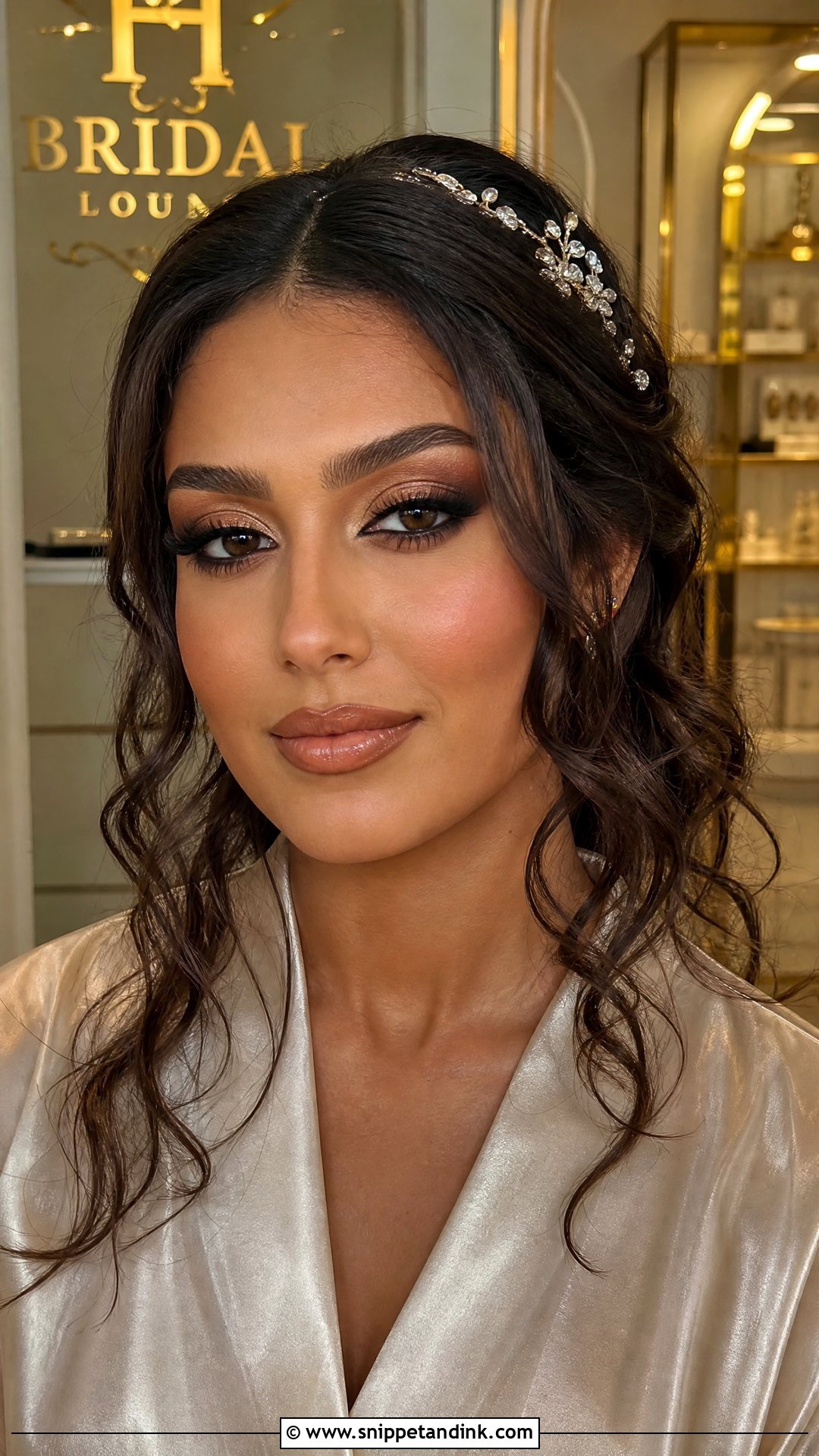 Bronze Black Bridal Makeup - Snippet and Ink - 20 Black Bridal Makeup Wedding Day Ideas