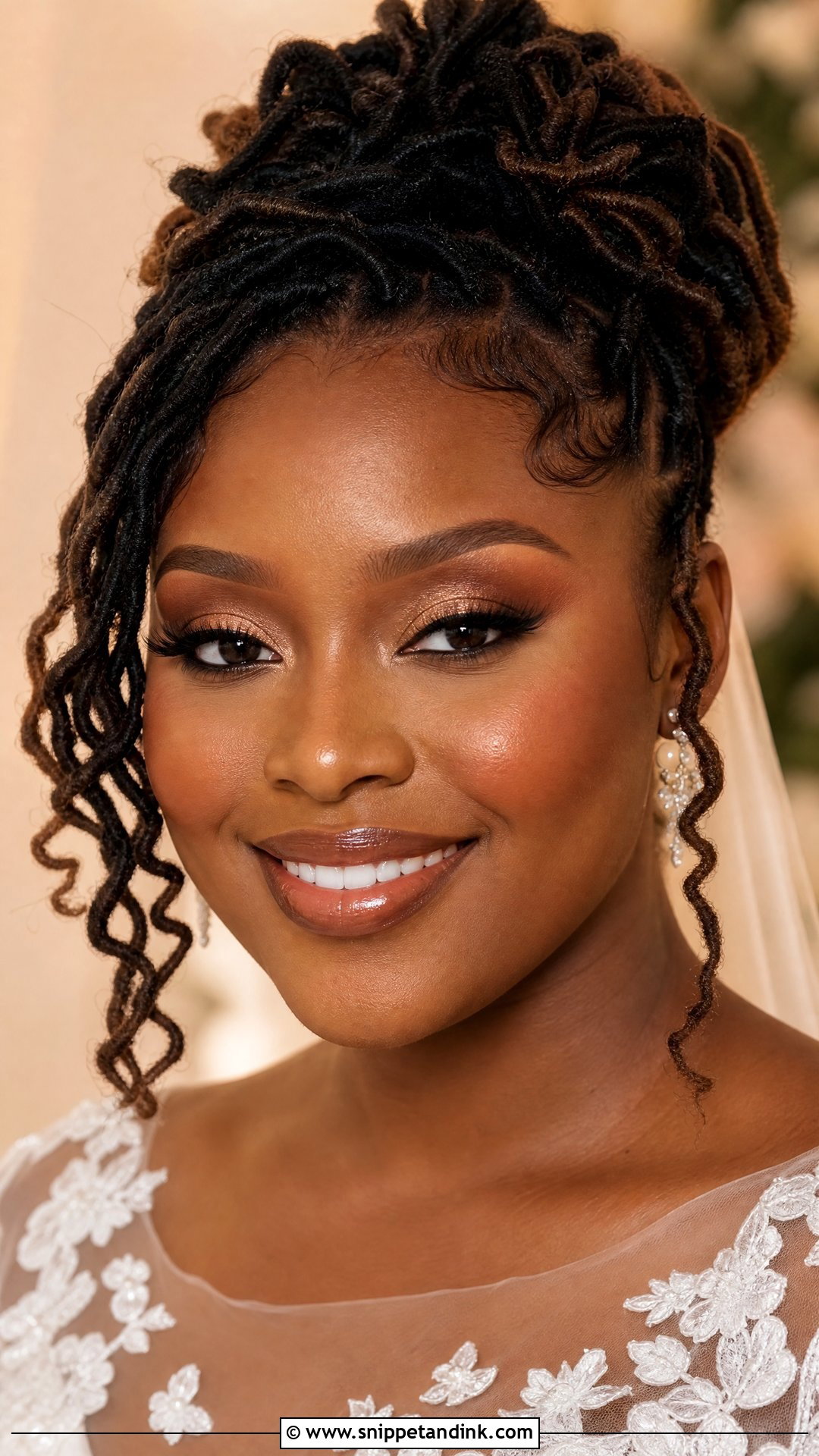 Bronze Black Bridal Makeup - Snippet and Ink - 20 Black Bridal Makeup Dark Skin Natural Looks