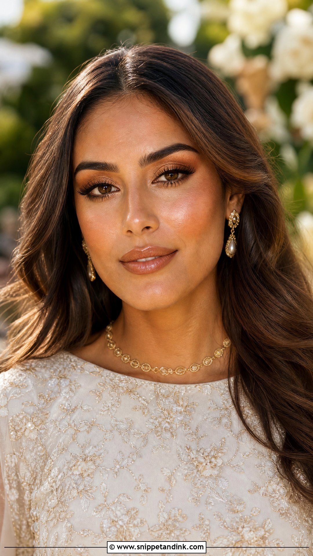 Bronze Bridal Makeup - Snippet and Ink - 20 Types of Bridal Makeup Ideas