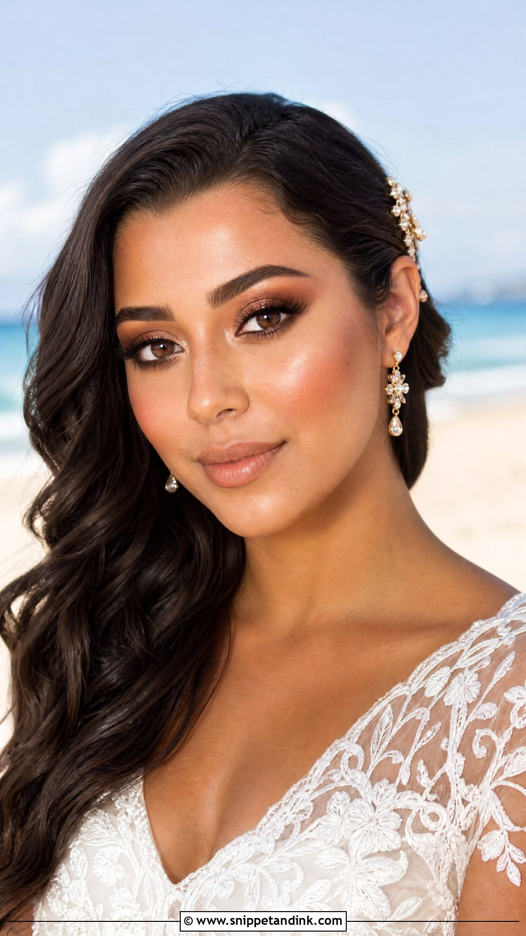 Bronze Bridal Makeup - Snippet and Ink - 25 Bridal Makeup Inspiration Ideas
