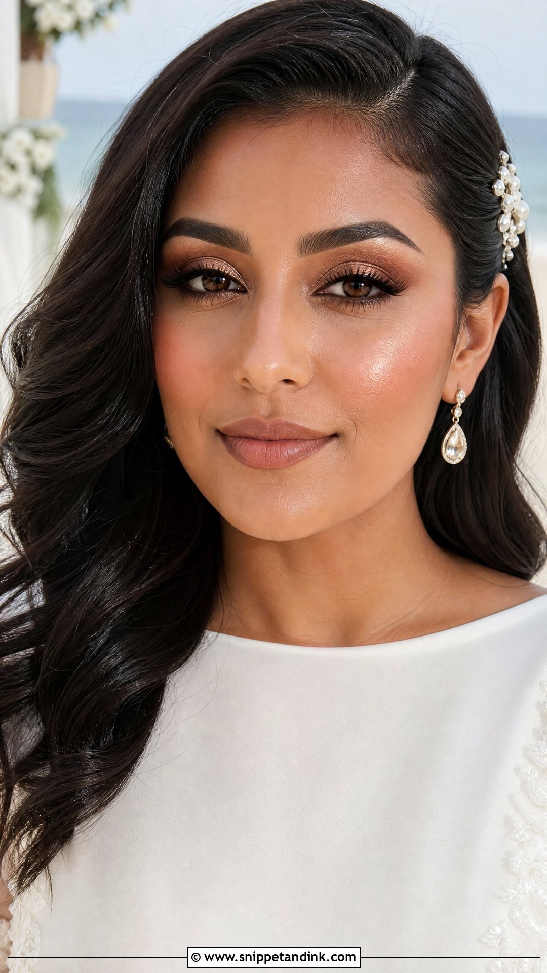 Bronze Bridal Makeup - Snippet and Ink - 25 Clean Bridal Makeup Ideas