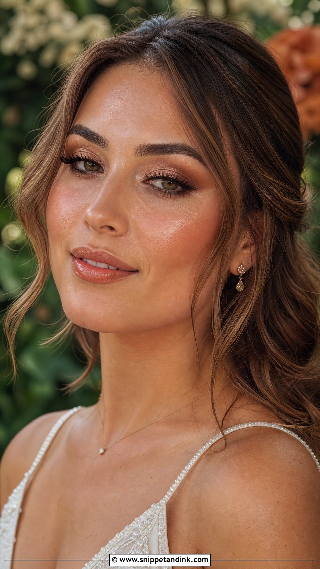 Bronze Bridal Makeup - Snippet and Ink - 25 Makeup for Wedding for Bride Ideas