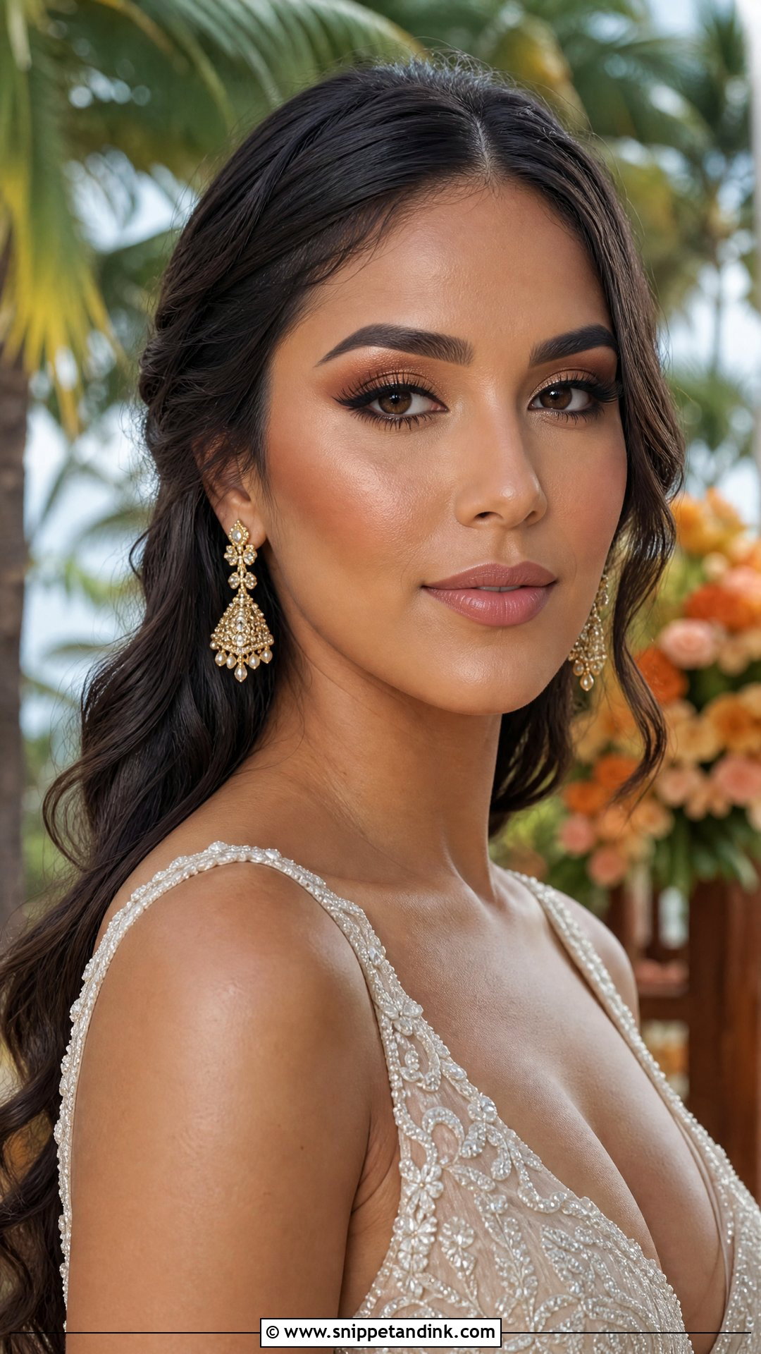 Bronze Bridal Makeup - Snippet and Ink - 25 Romantic Bridal Makeup Ideas