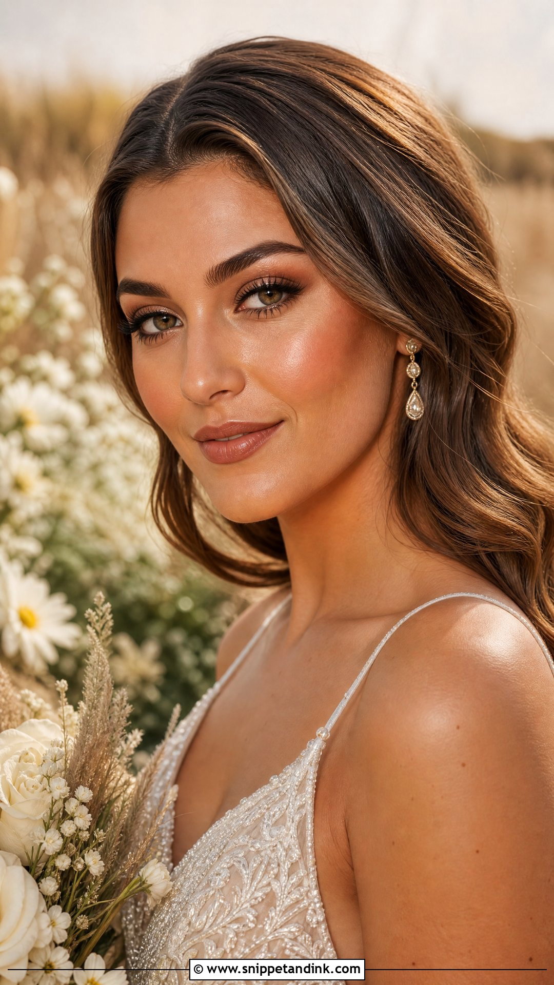 Bronze Bridal Makeup - Snippet and Ink - 25 Wedding Brides Makeup Ideas