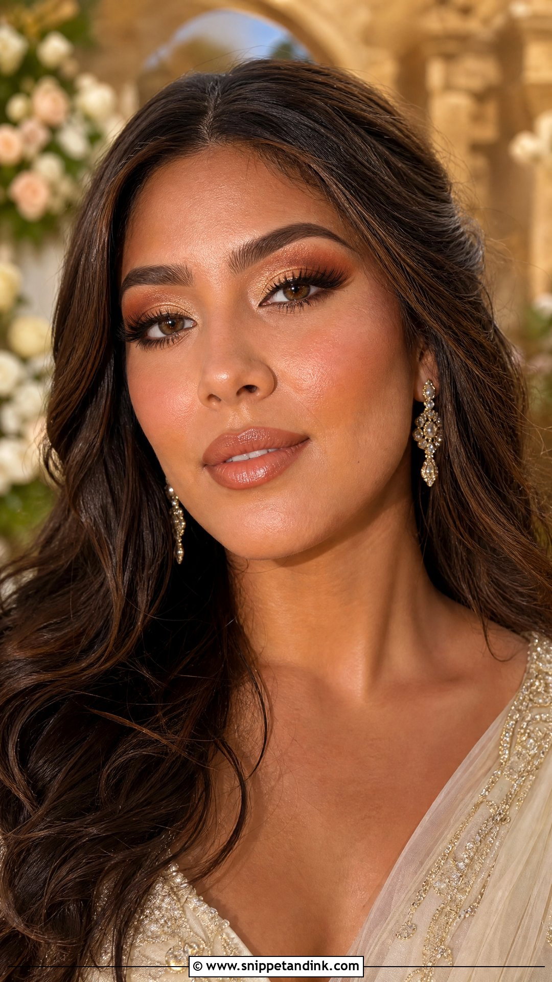 Bronze Bridal Makeup - Snippet and Ink - 25 Wedding Day Bridal Makeup Looks