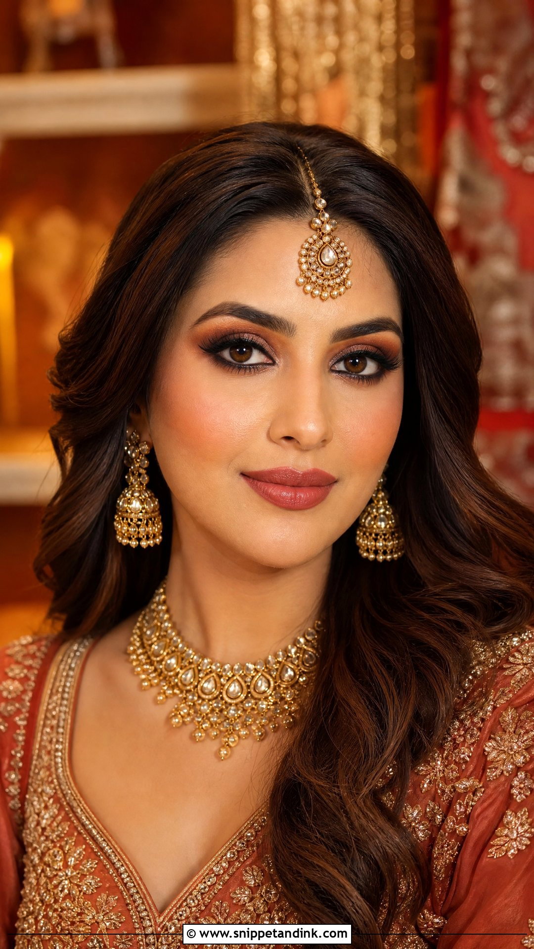 Bronze Bridal Makeup - Snippet and Ink - 30 Indian Bridal Makeup Ideas