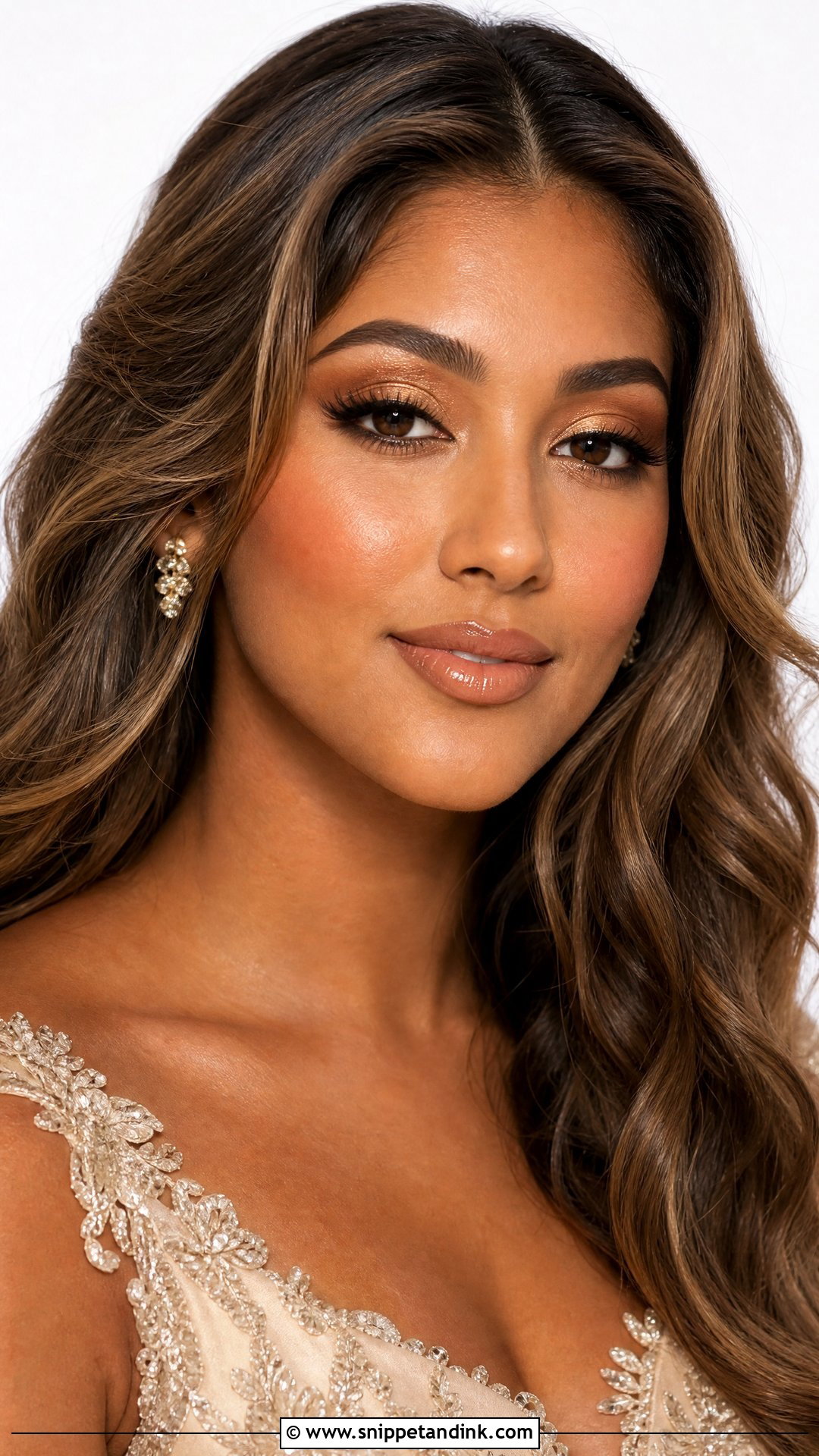 Bronze Bridal Makeup - Snippet and Ink - 35 Bridal Makeup Ideas
