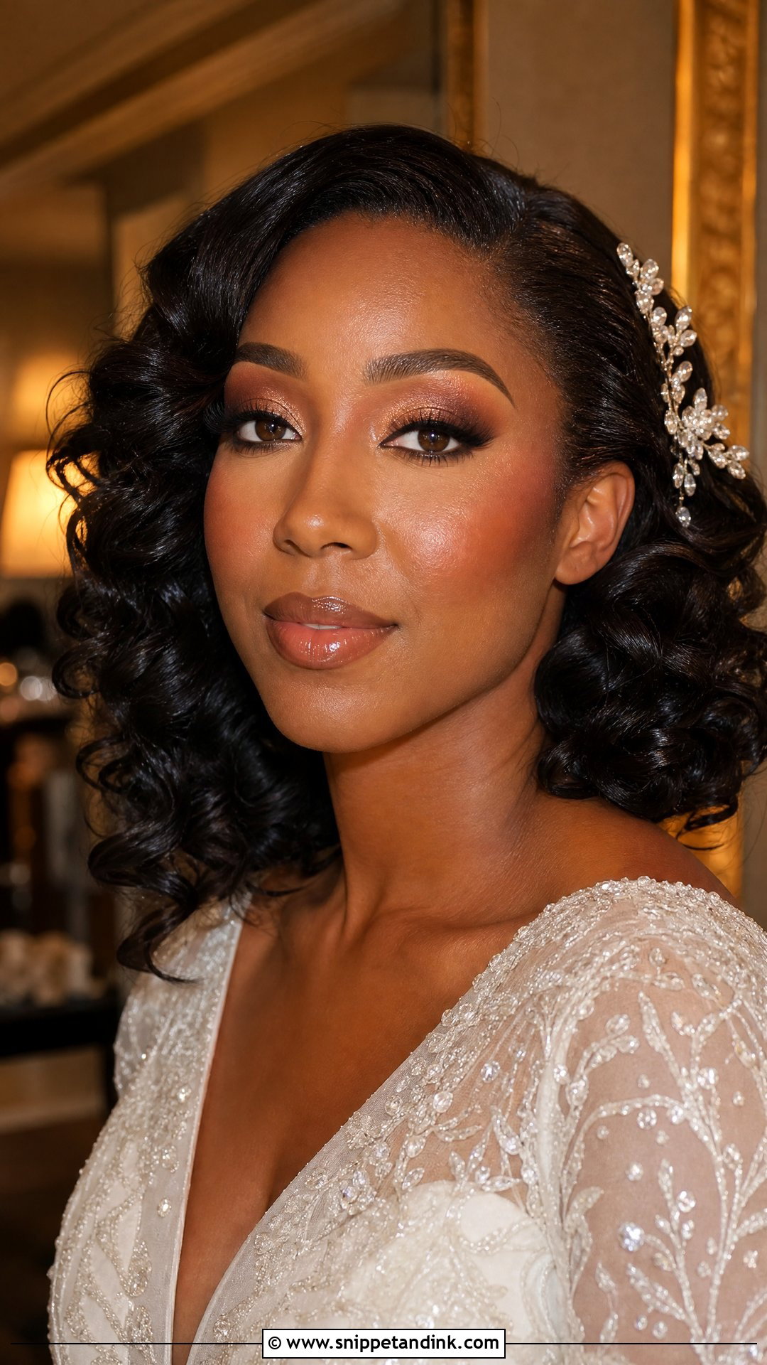 Bronze Bridal Makeup - Snippet and Ink - 35 Bride Makeup Ideas