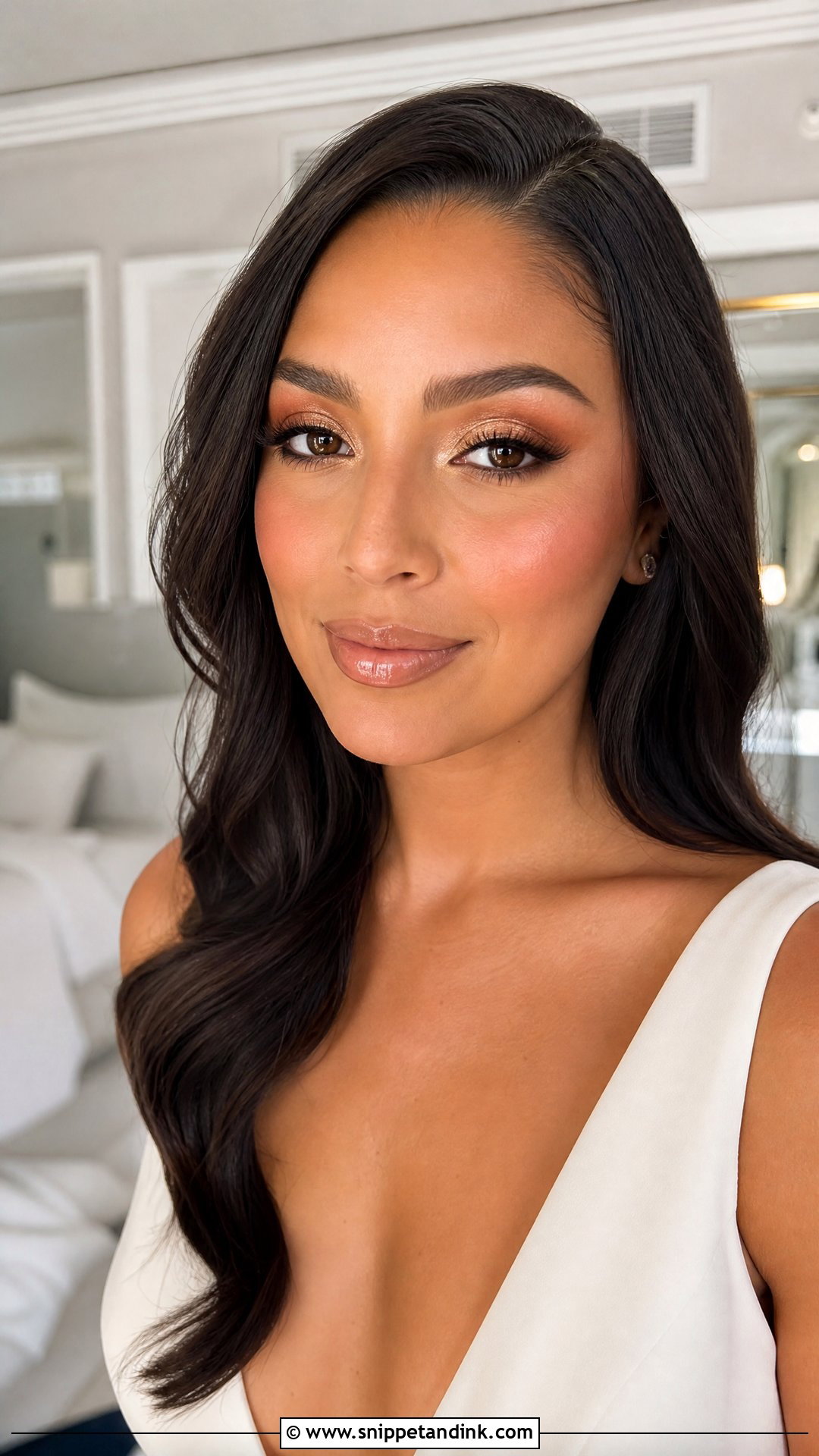 Bronze Bridal Makeup - Snippet and Ink - 20 Classy Bridal Makeup Ideas