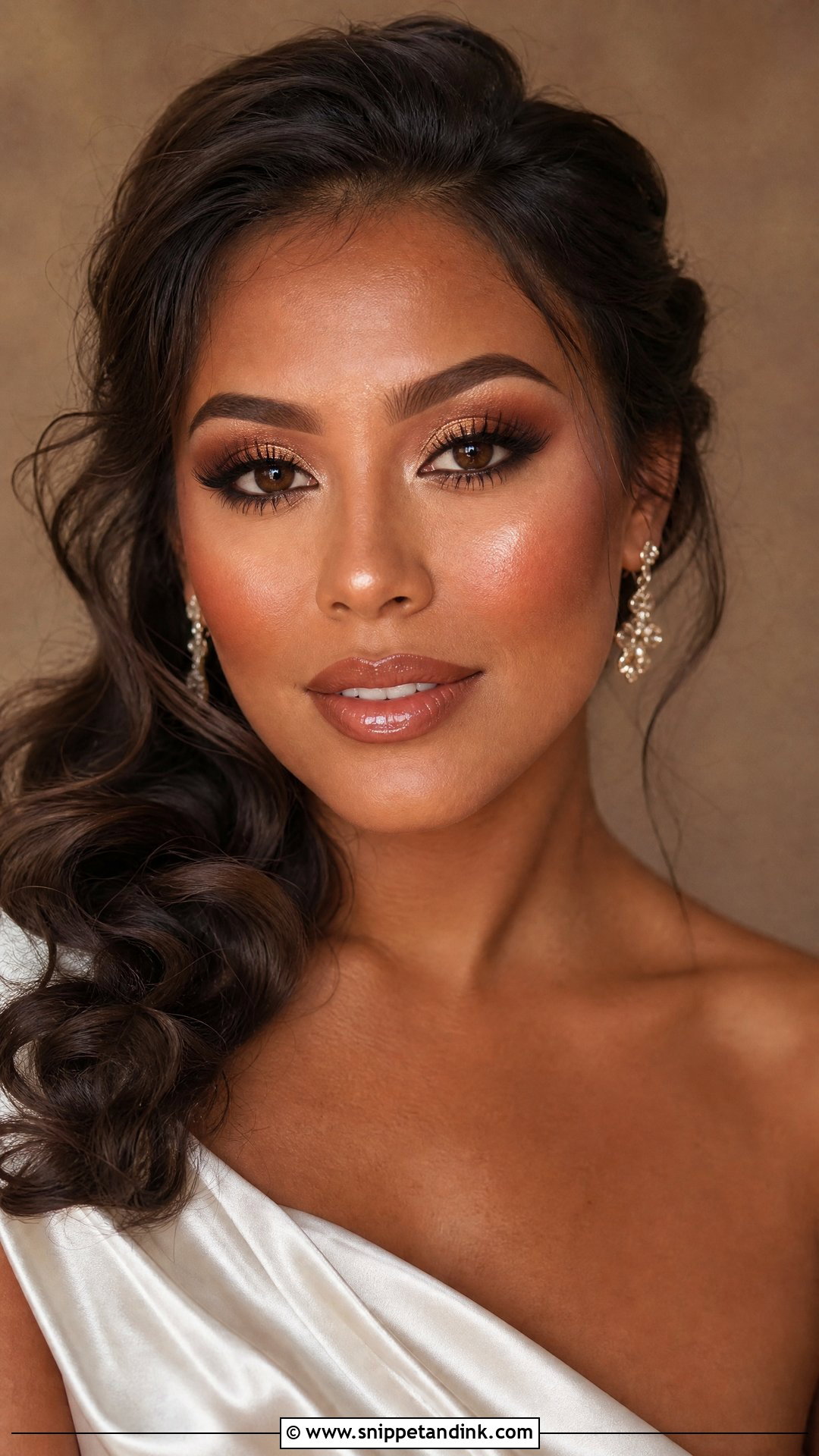 Bronze Bridal Makeup For Black Women - Snippet and Ink - 25 Bridal Makeup Black Women