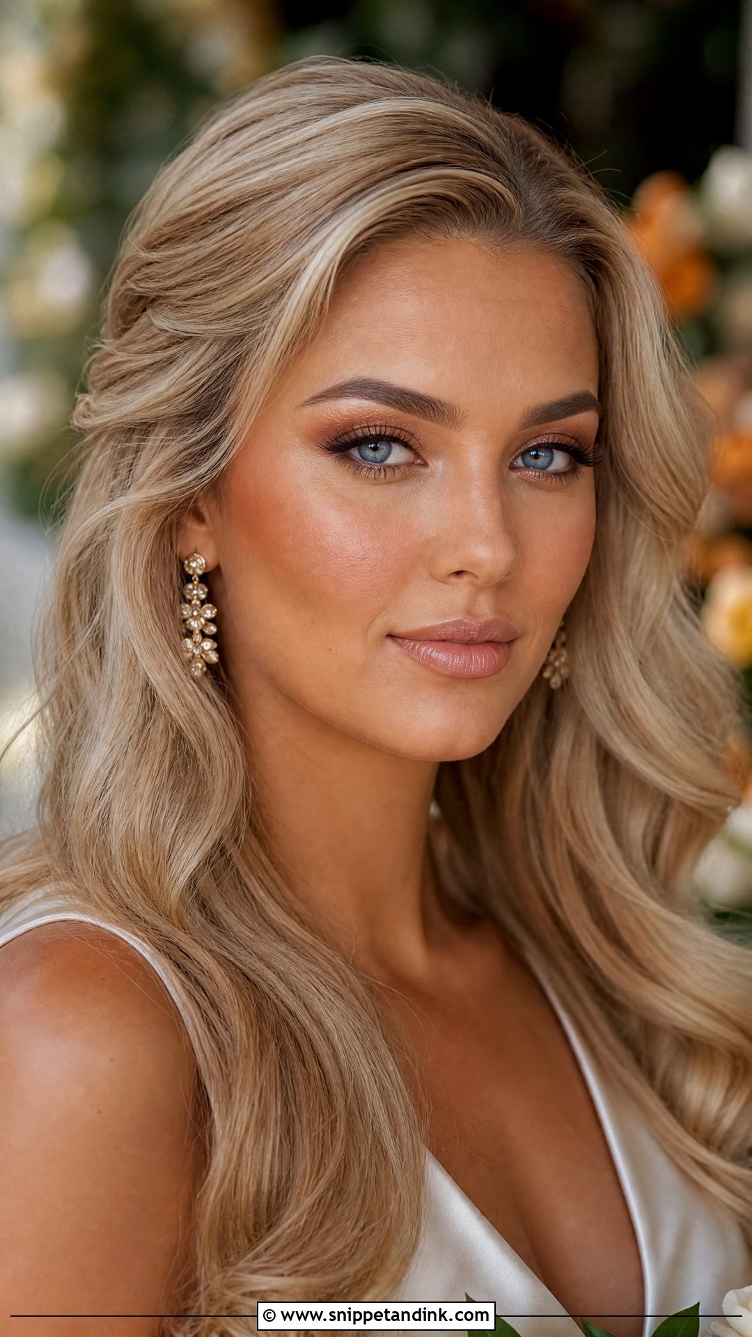 Bronze Bridal Makeup For Blue Eyes - Snippet and Ink - 20 Soft Bridal Makeup for Blue Eyes