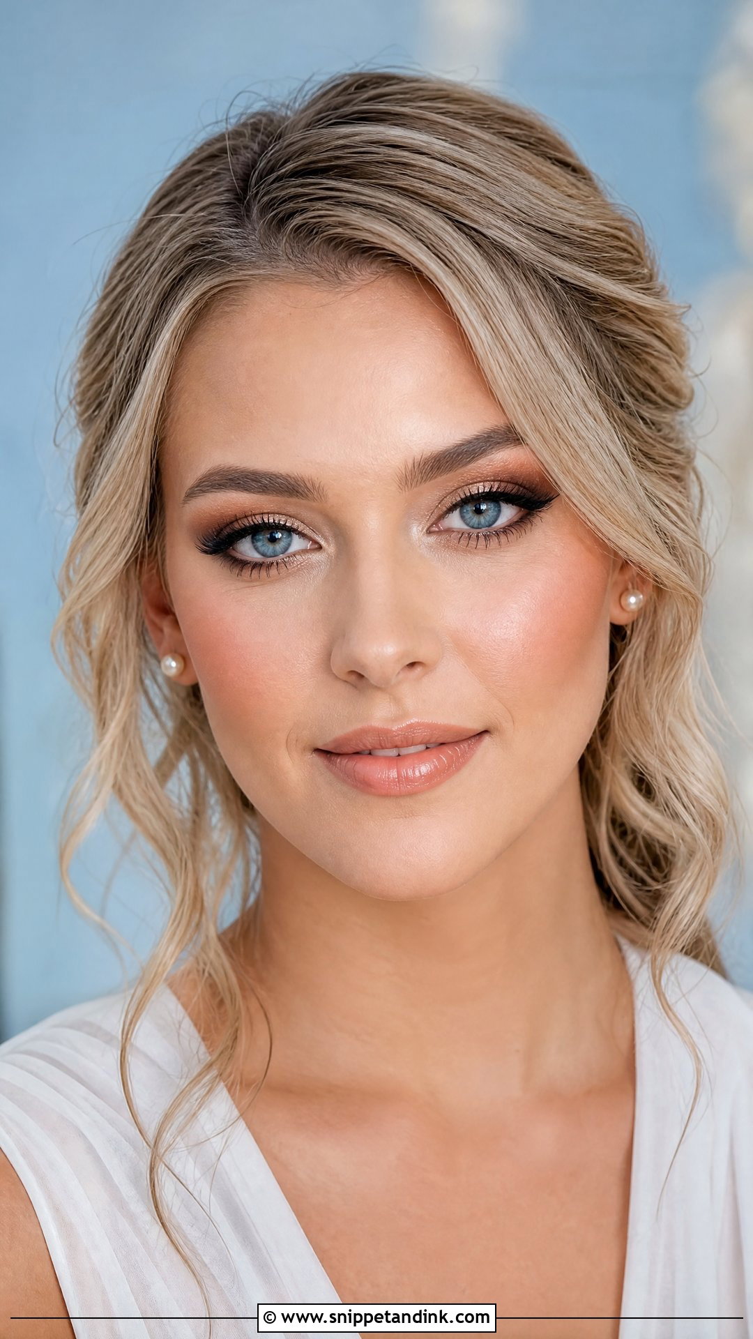 Bronze Bridal Makeup For Blue Eyes - Snippet and Ink - 25 Bronze Bridal Makeup Ideas