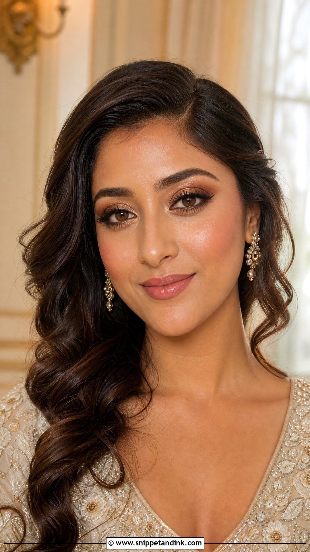 Bronze Bridal Makeup For Brown Eyes - Snippet and Ink - 20 Bronzey Glowy Bridal Makeup Ideas