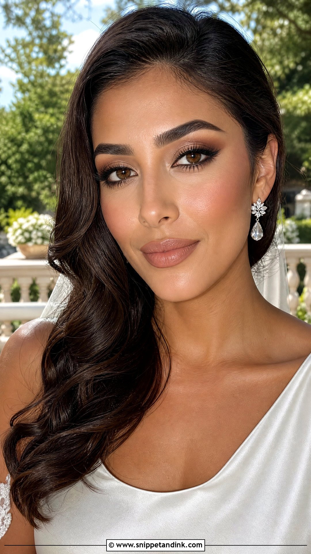 Bronze Bridal Makeup For Brown Eyes - Snippet and Ink - 25 Natural Bridal Makeup for Brown Eyes Brunettes