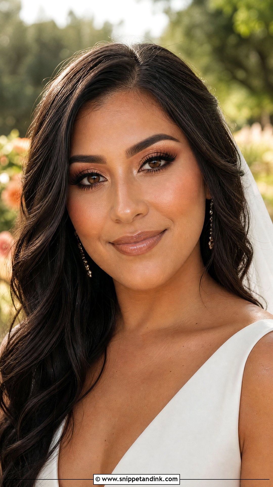 Bronze Bridal Makeup For Brown Eyes Brunettes - Snippet and Ink - 25 Bridal Makeup for Brown Eyes Brunettes