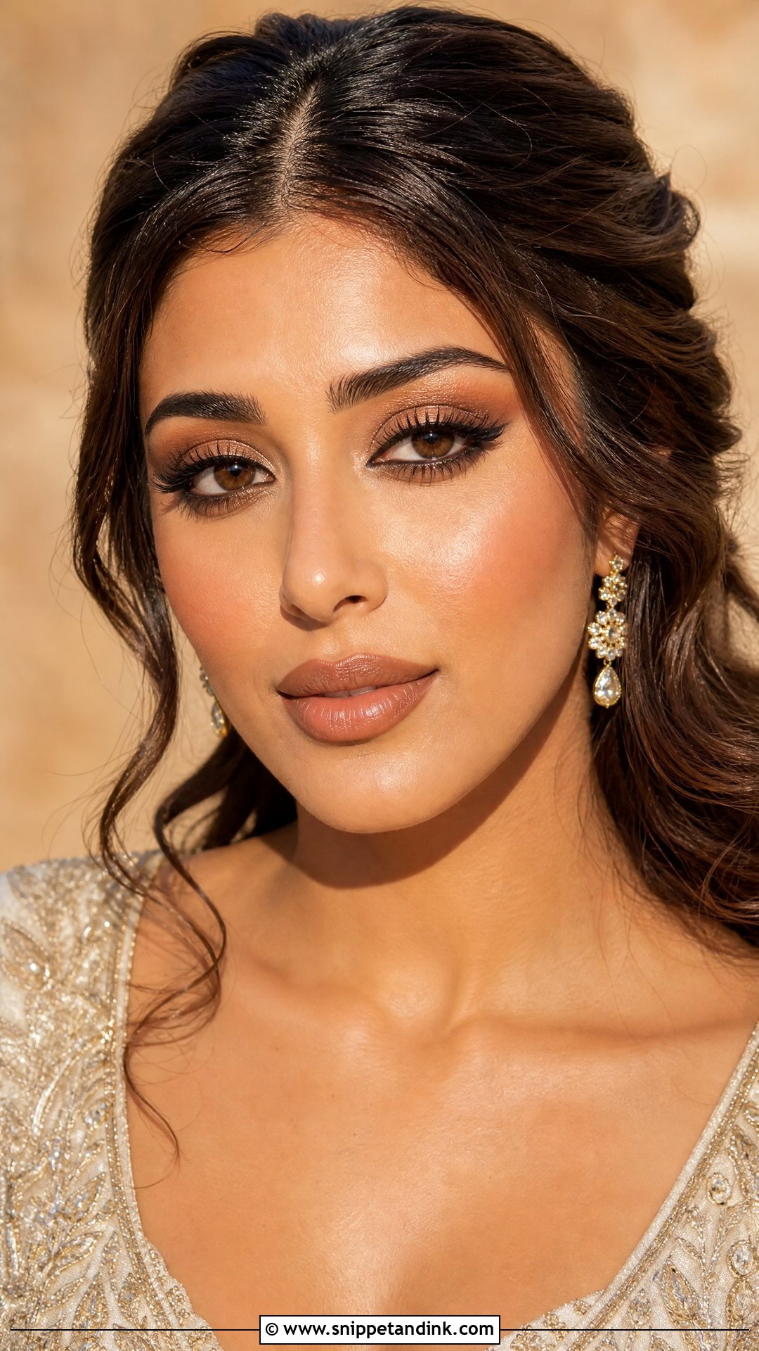 Bronze Bridal Makeup For Brown Skin - Snippet and Ink - 20 Brown Girl Bridal Makeup Ideas