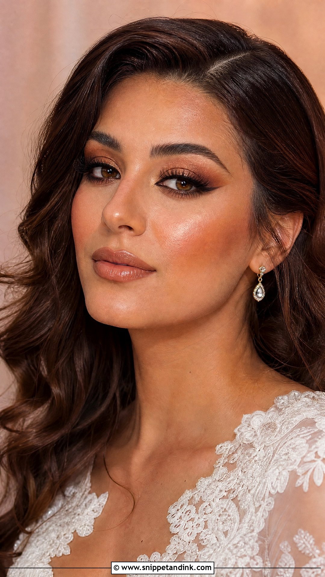 Bronze Bridal Makeup For Brown Skin - Snippet and Ink - 20 Bridal Makeup Brown Skin Ideas