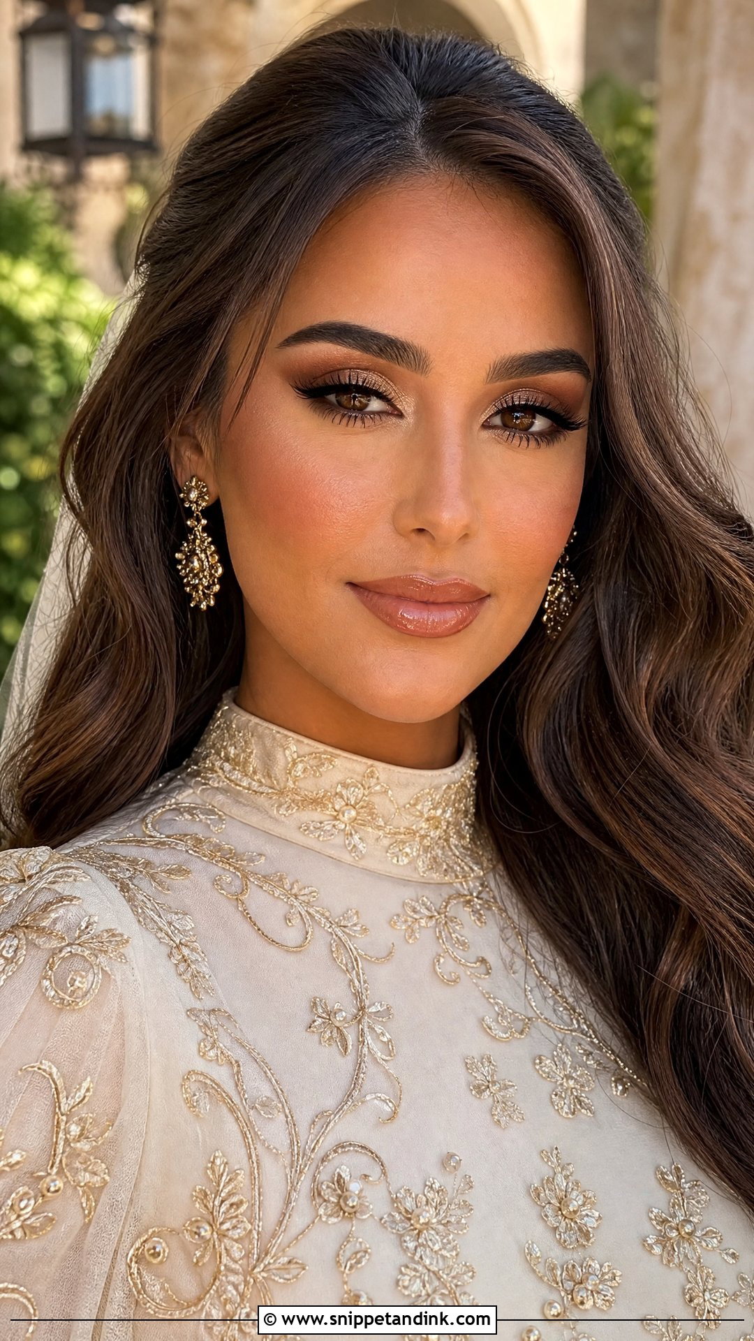 Bronze Bridal Makeup For Brunette Brown Eyes - Snippet and Ink - 20 Bridal Makeup Brunette Brown Eyes