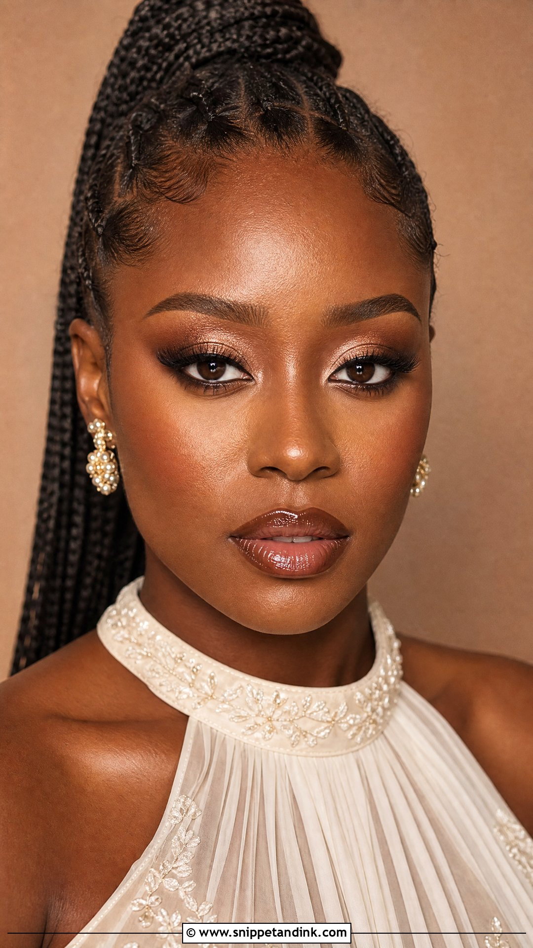 Bronze Bridal Makeup For Dark Skin - Snippet and Ink - 20 Dark Skin Bridal Makeup Ideas