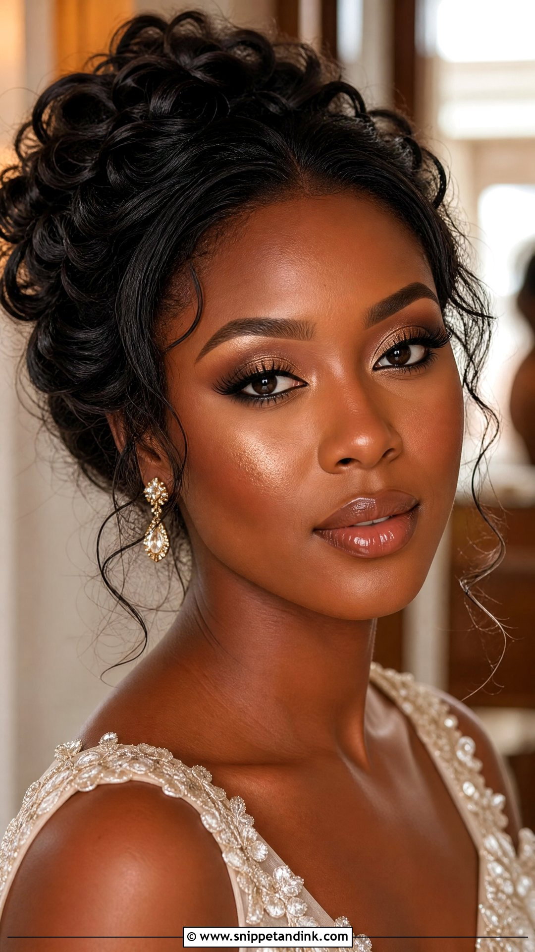 Bronze Bridal Makeup For Dark Skin - Snippet and Ink - 25 Black Bridal Makeup Dark Skin Ideas