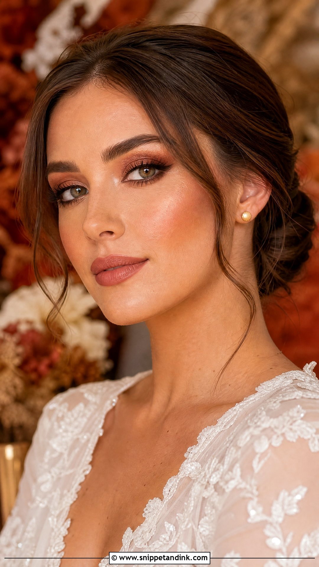 Bronze Bridal Makeup For Fall Wedding - Snippet and Ink - 25 Bronze Bridal Makeup Ideas